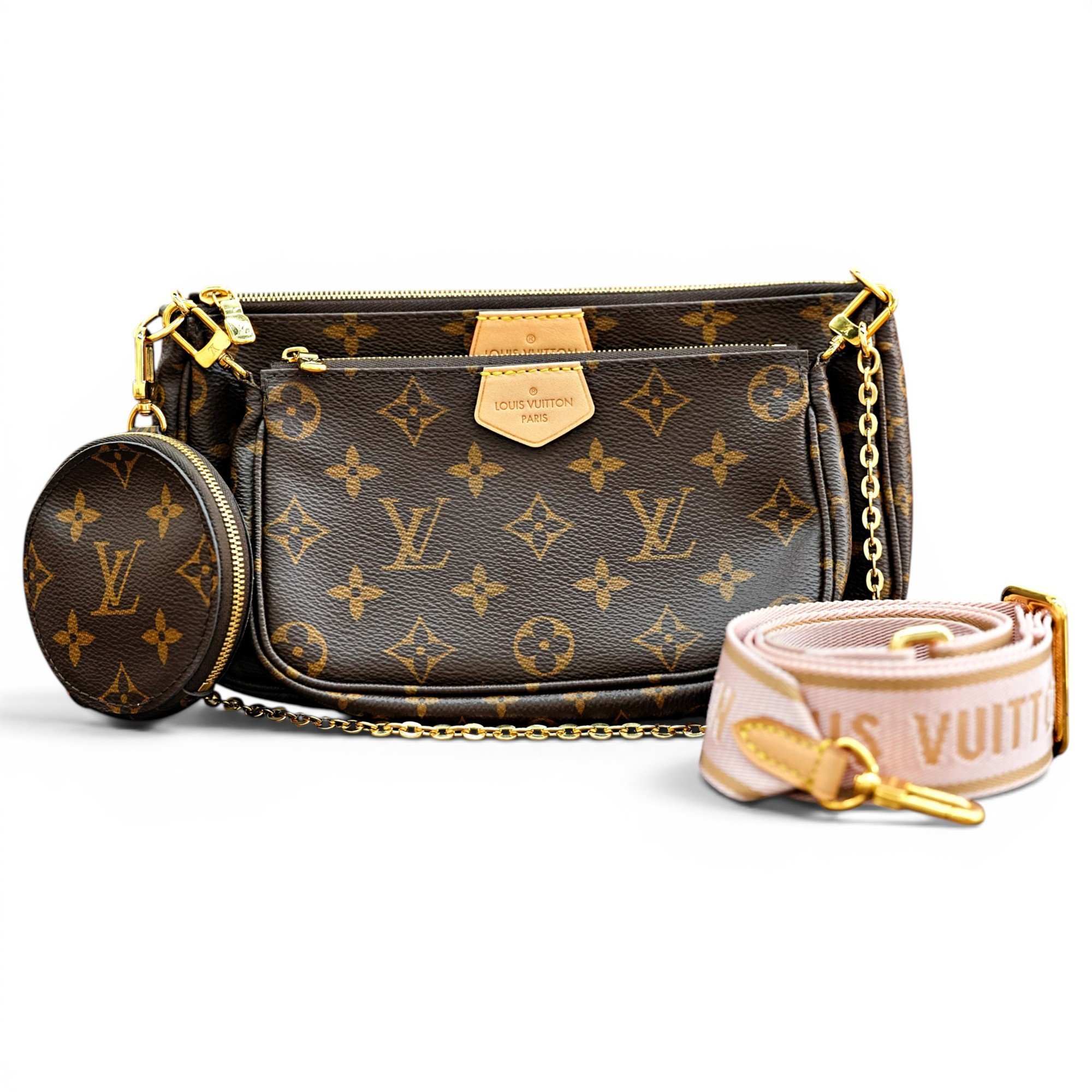 Multi Pochette Accessoires leather crossbody bag