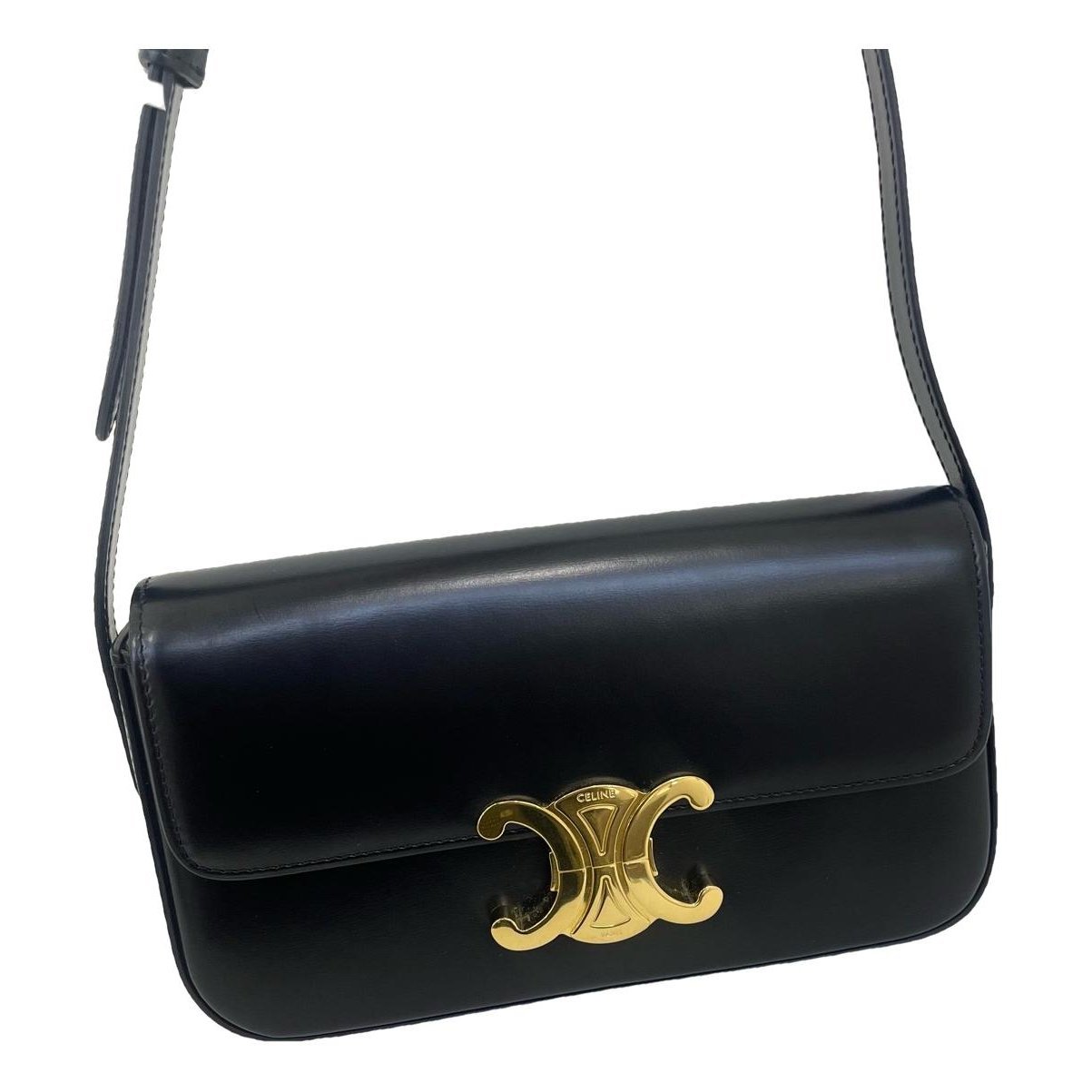 Triomphe leather handbag