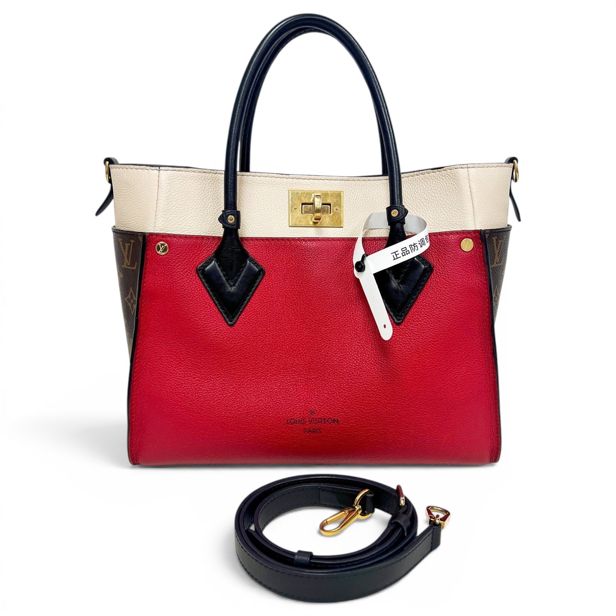 On My Side leather handbag