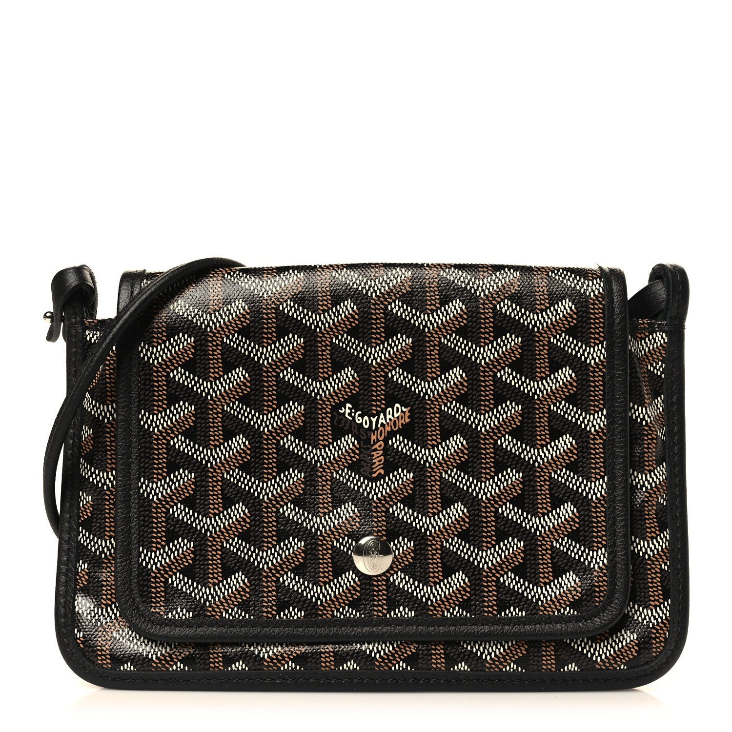 Goyard Goyardine Plumet Wallet Clutch Black