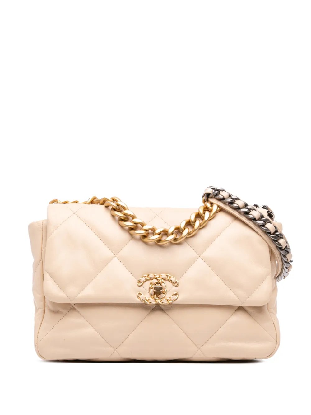 2020 Large Lambskin 19 Flap satchel