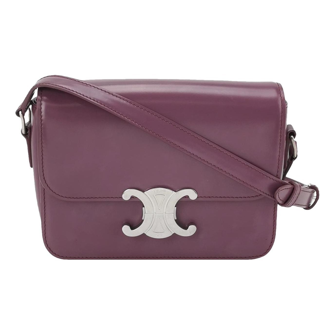 Triomphe leather handbag
