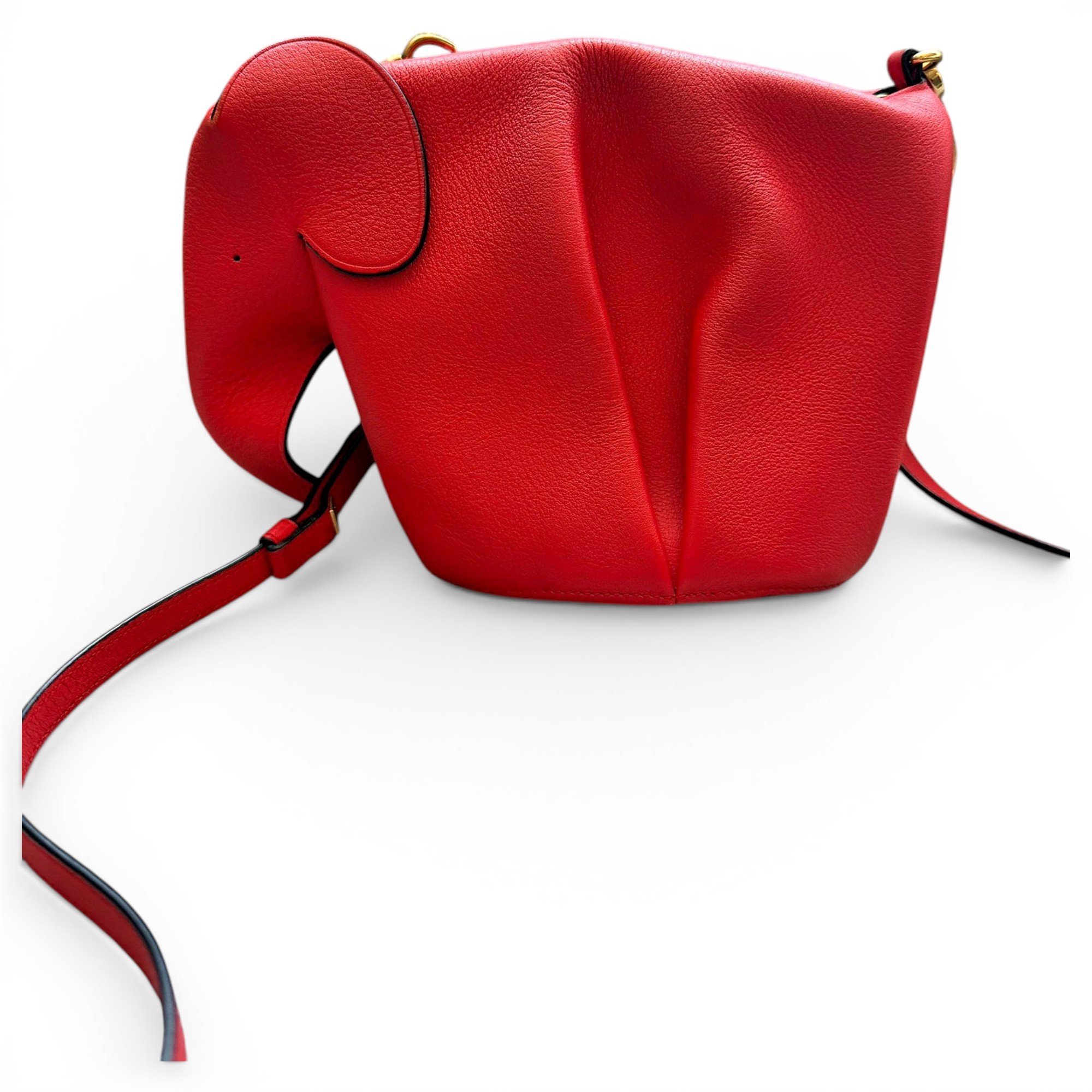Animals leather clutch bag