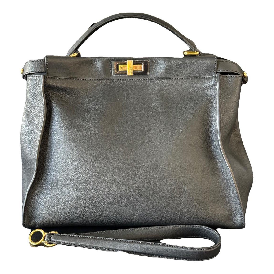Peekaboo leather handbag
