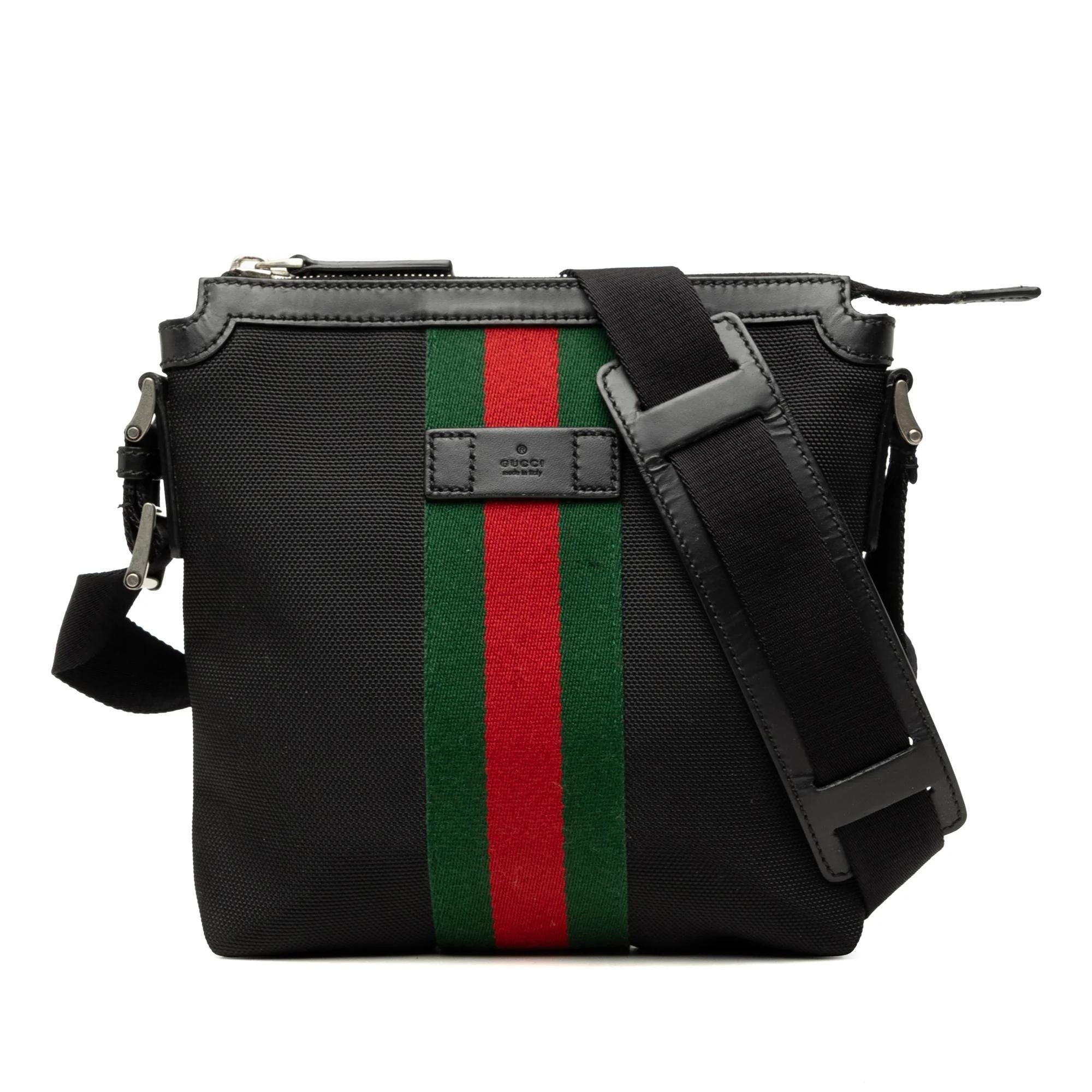 Gucci B leather crossbody bag