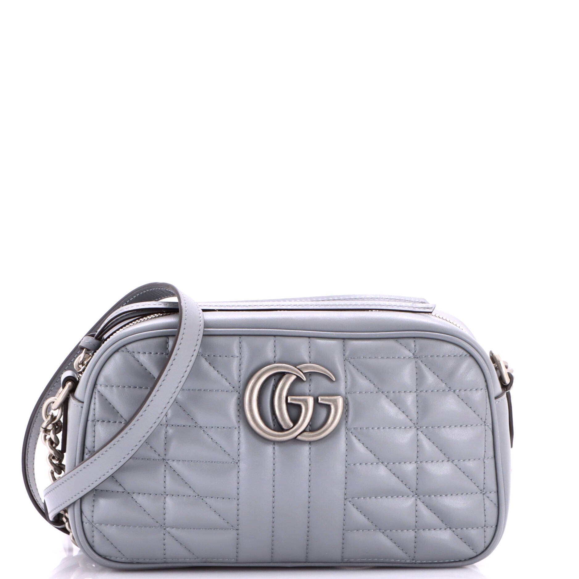 GG Marmont Shoulder Bag Mixed Matelasse Leather Small