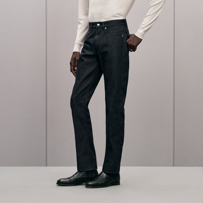 Indigo Straight Cut Jeans