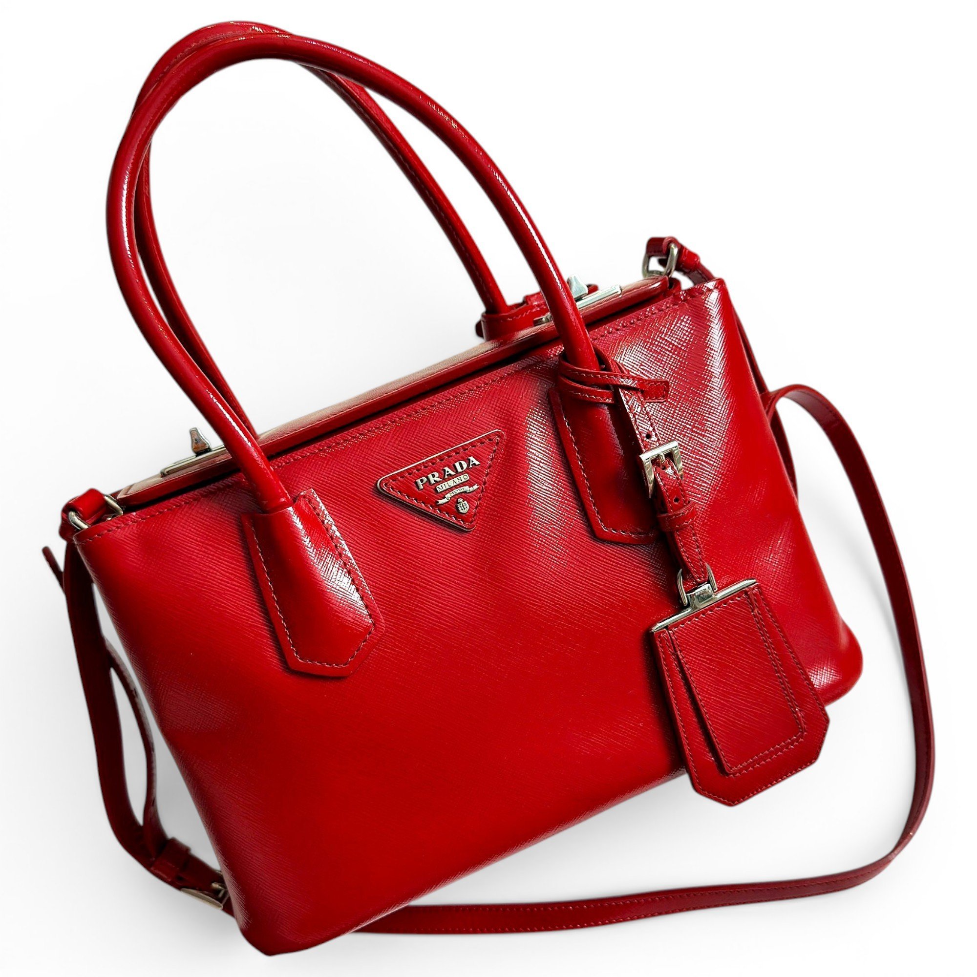 Leather handbag