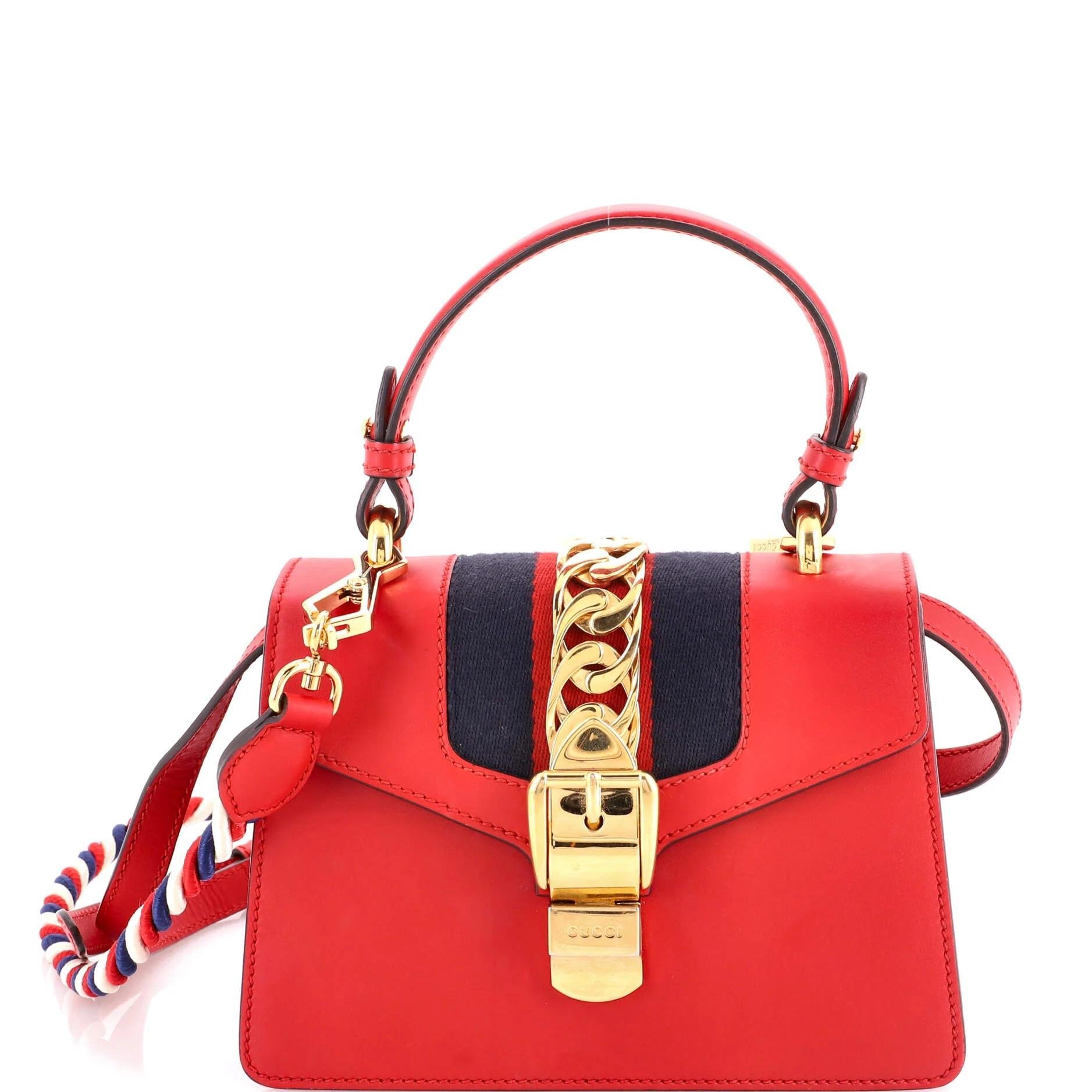 Sylvie Top Handle leather handbag