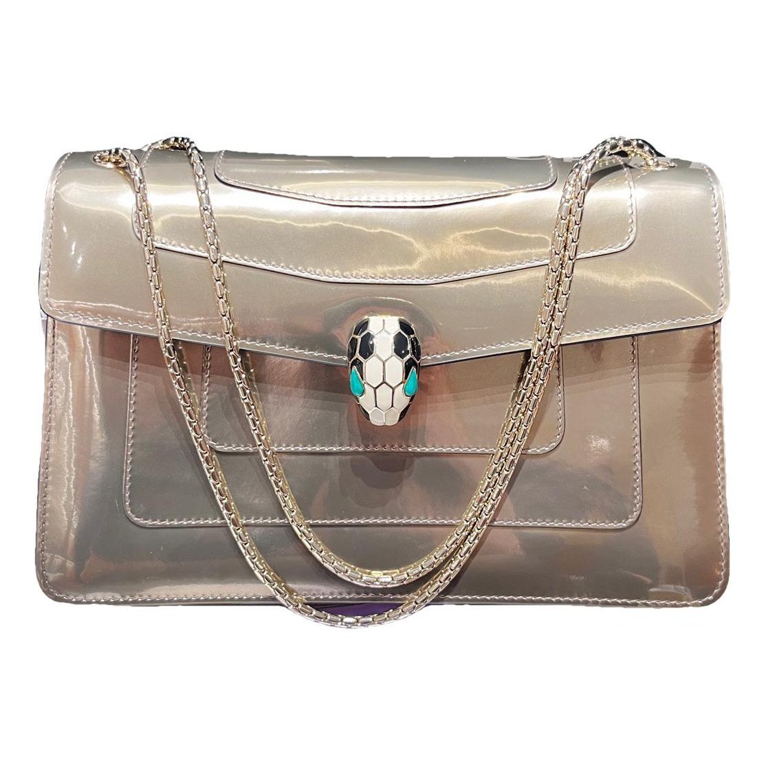 Serpenti leather handbag
