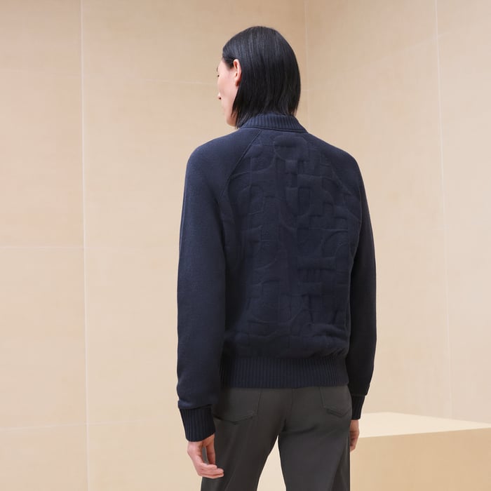 Marine "Maillon Puzzle 3d" Zipped Jacket