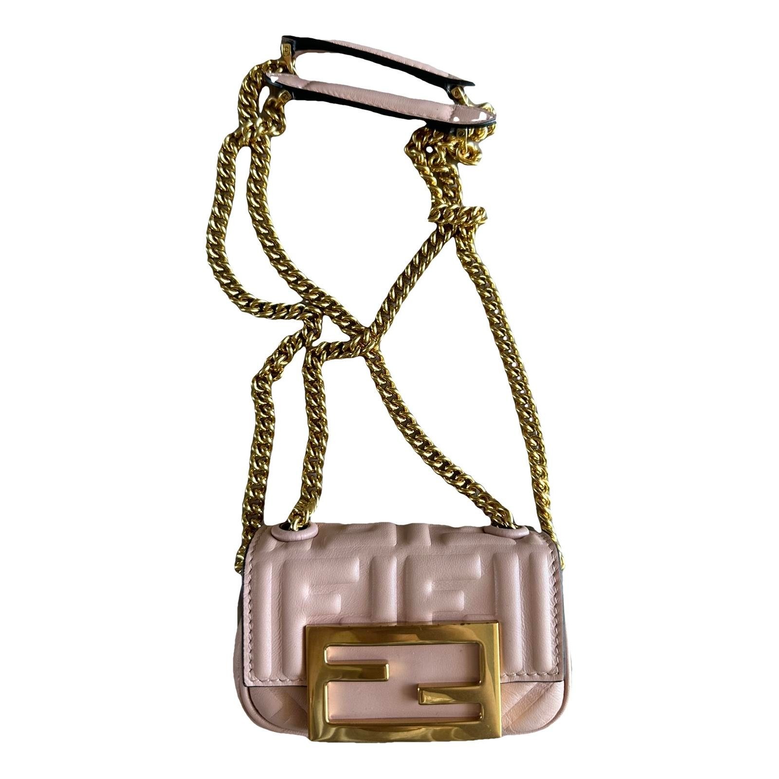 Baguette Chain Midi leather mini bag