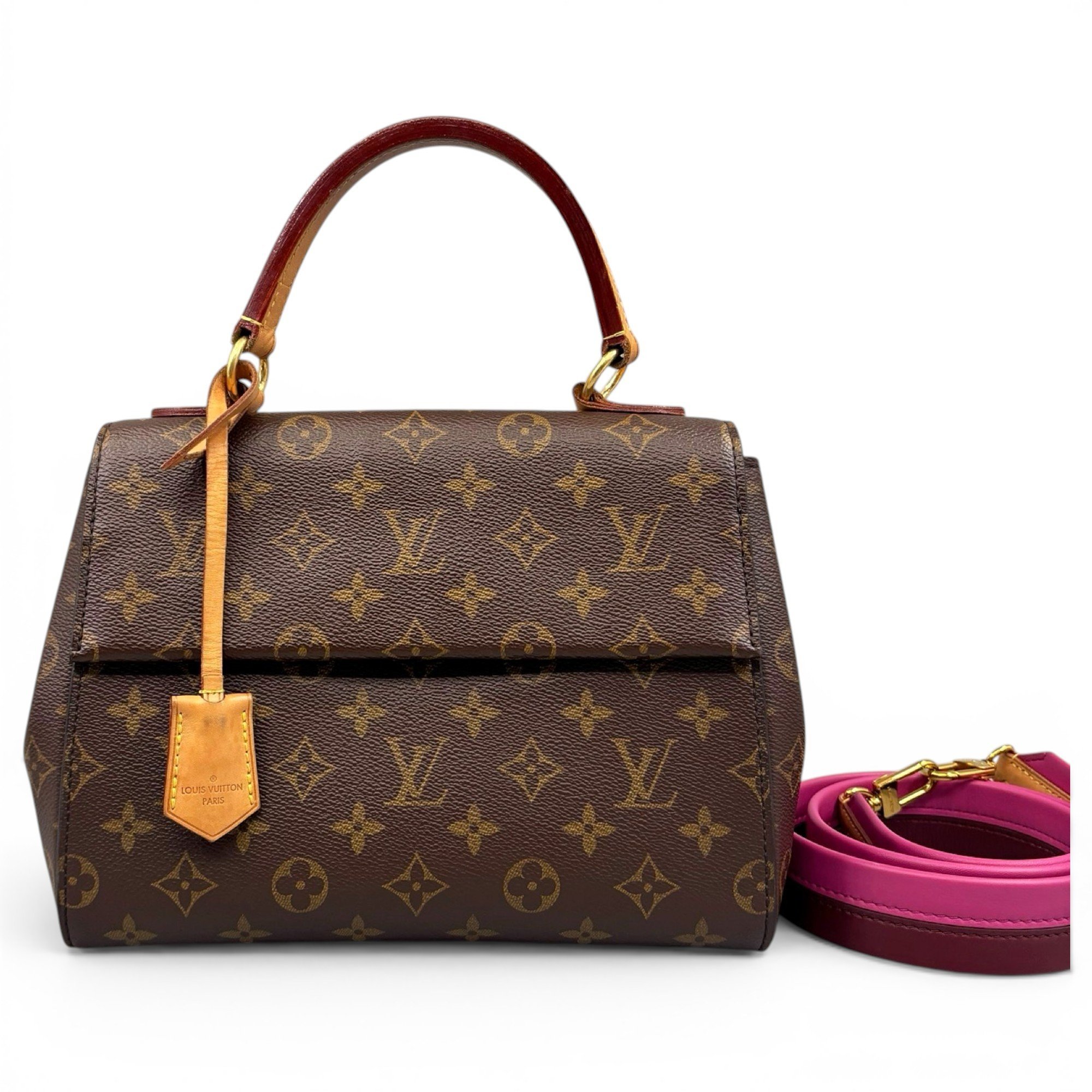 Cluny leather satchel