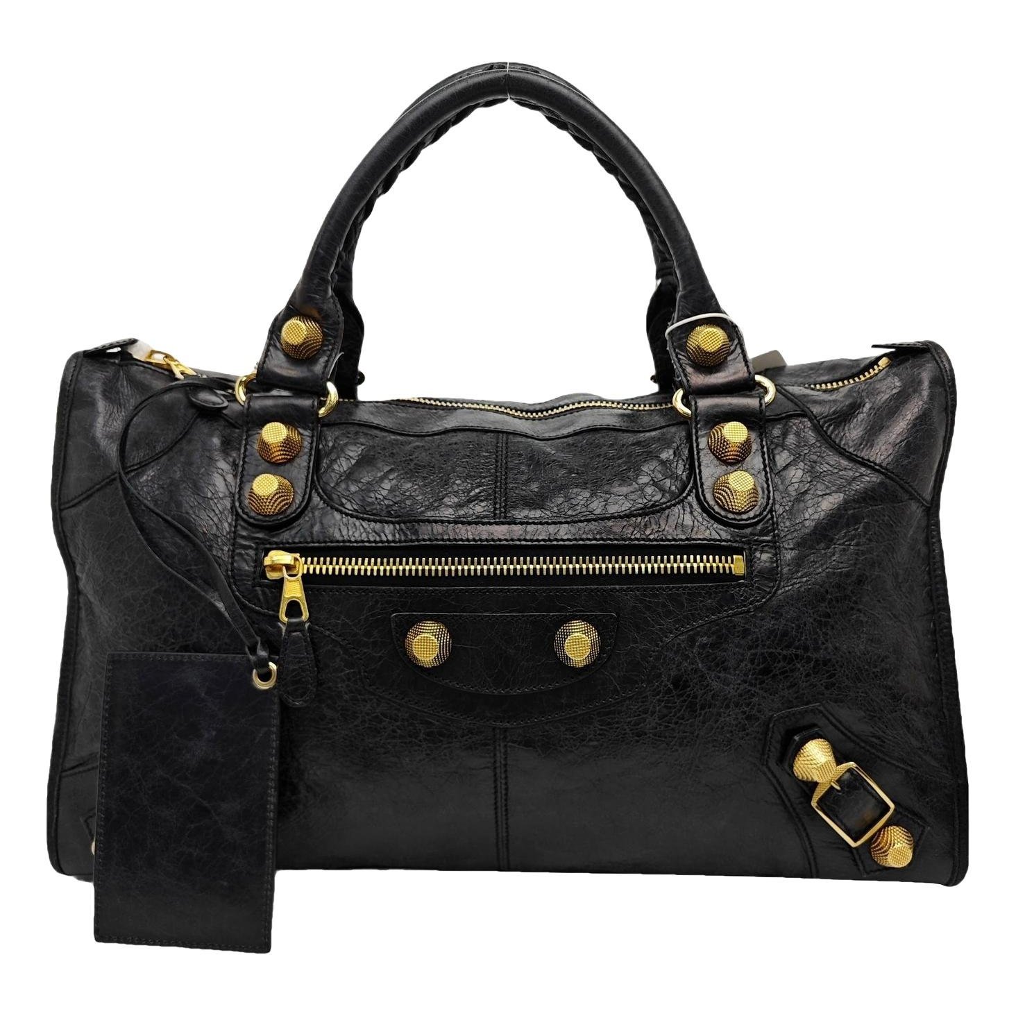 Leather handbag