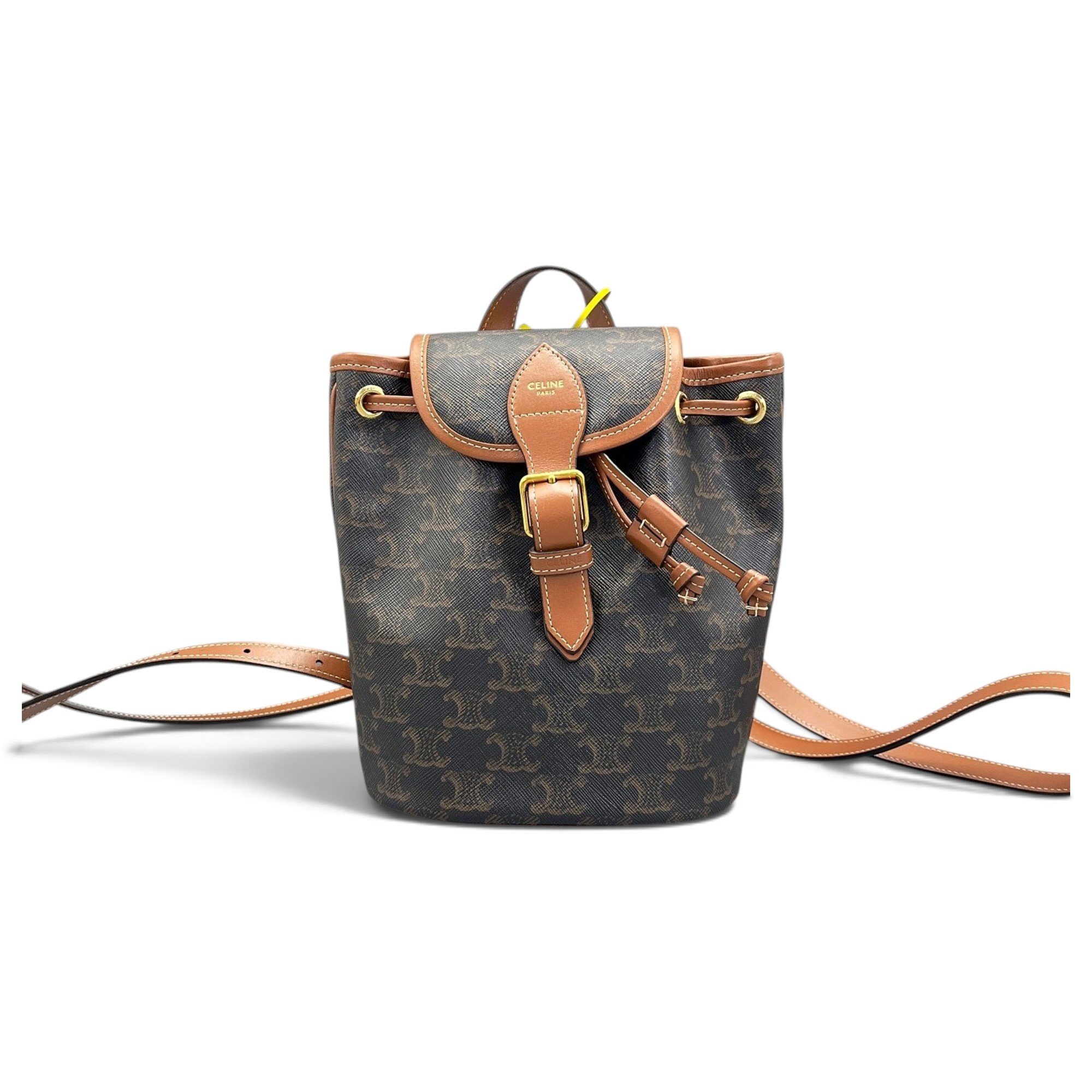 Leather backpack