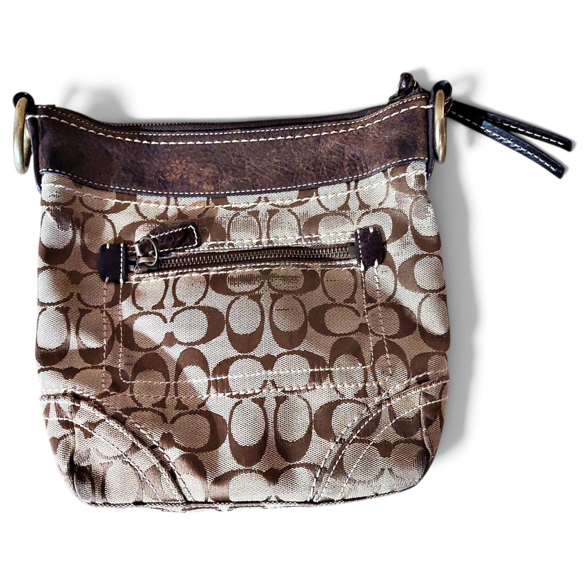 Leather crossbody bag