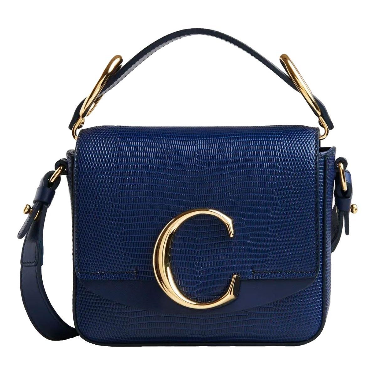 C leather handbag