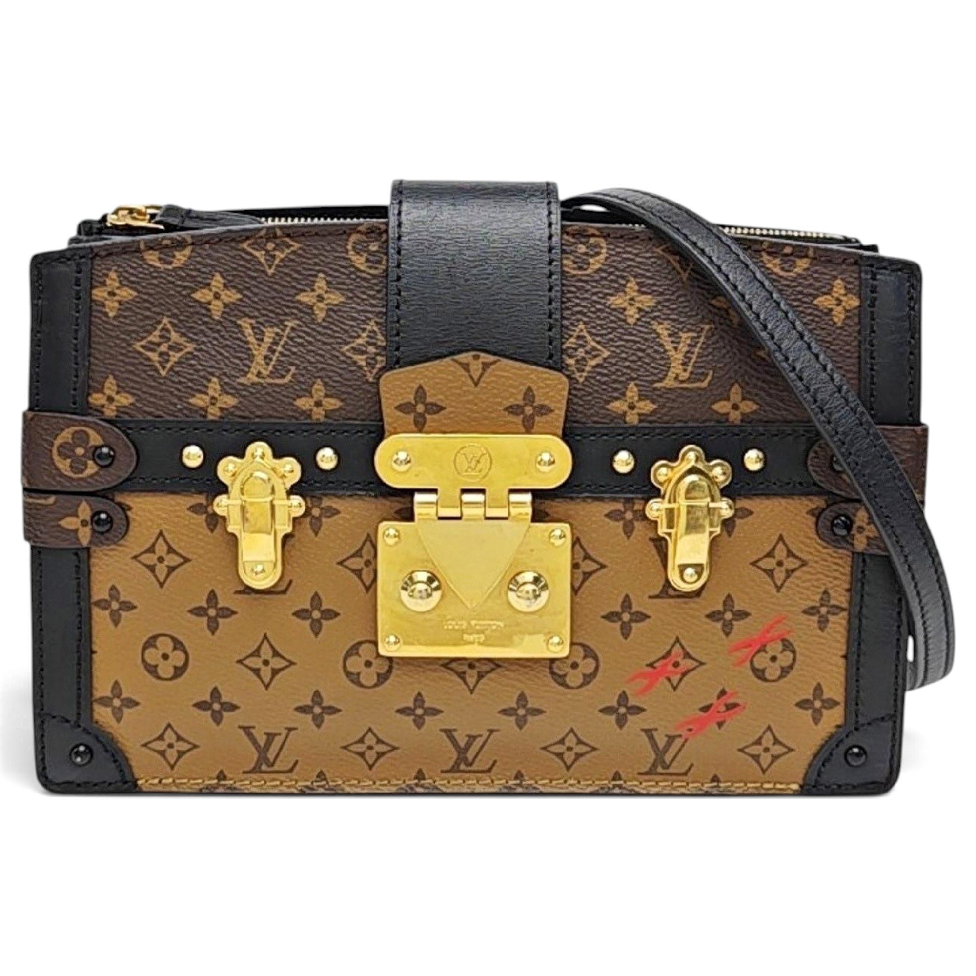 City Trunk leather handbag
