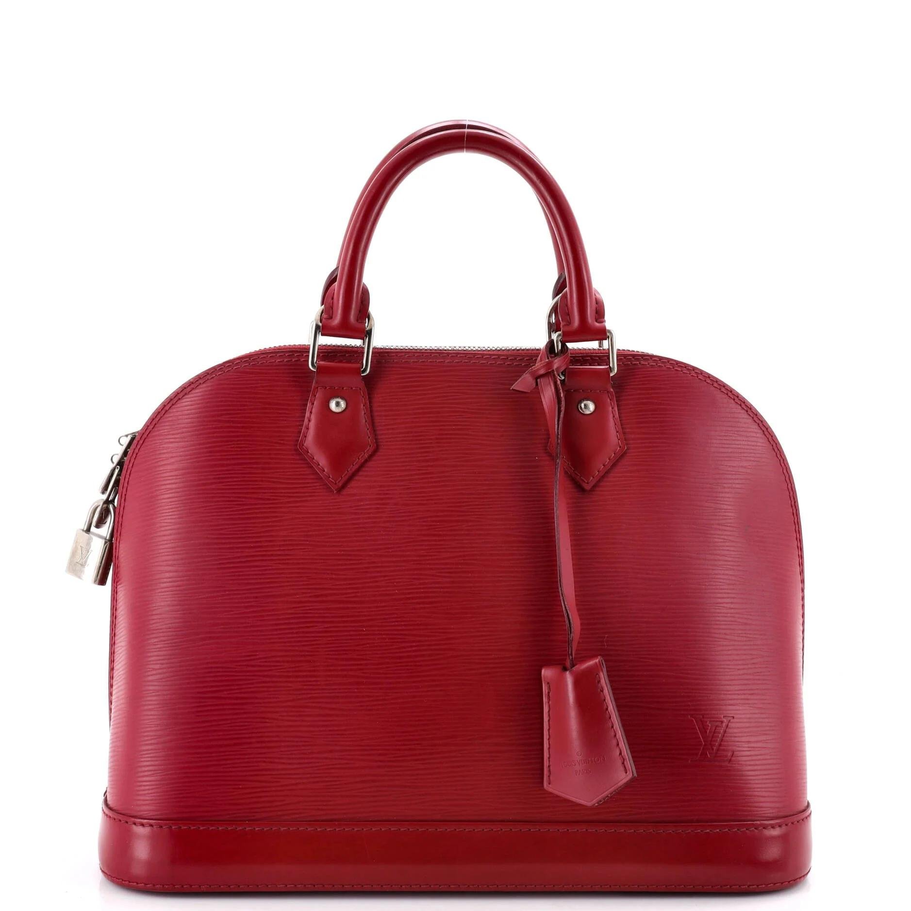Alma leather handbag
