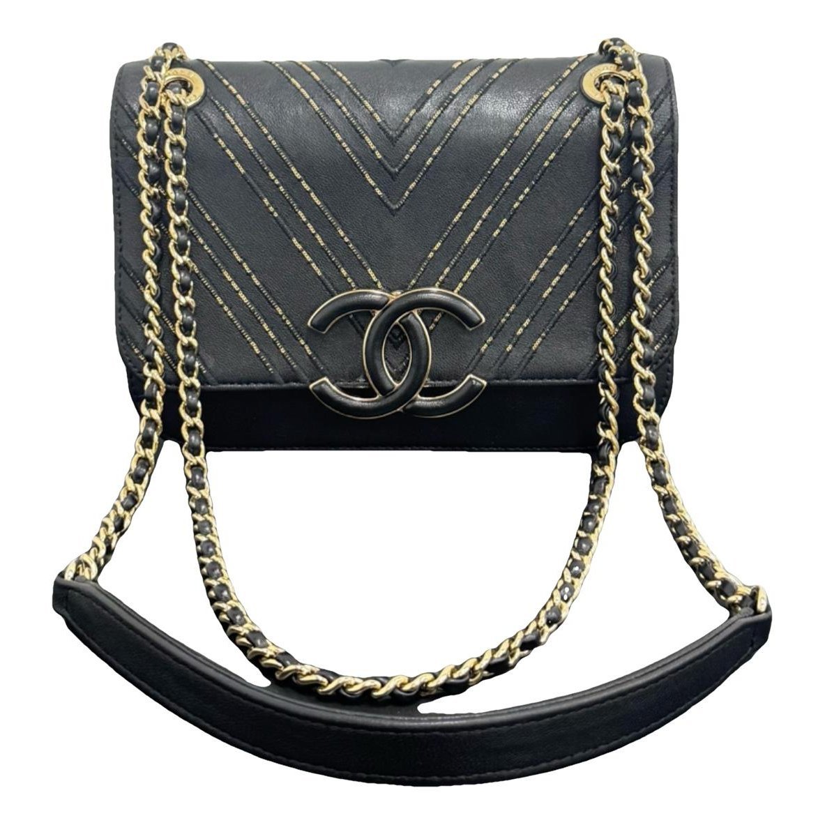 Leather handbag