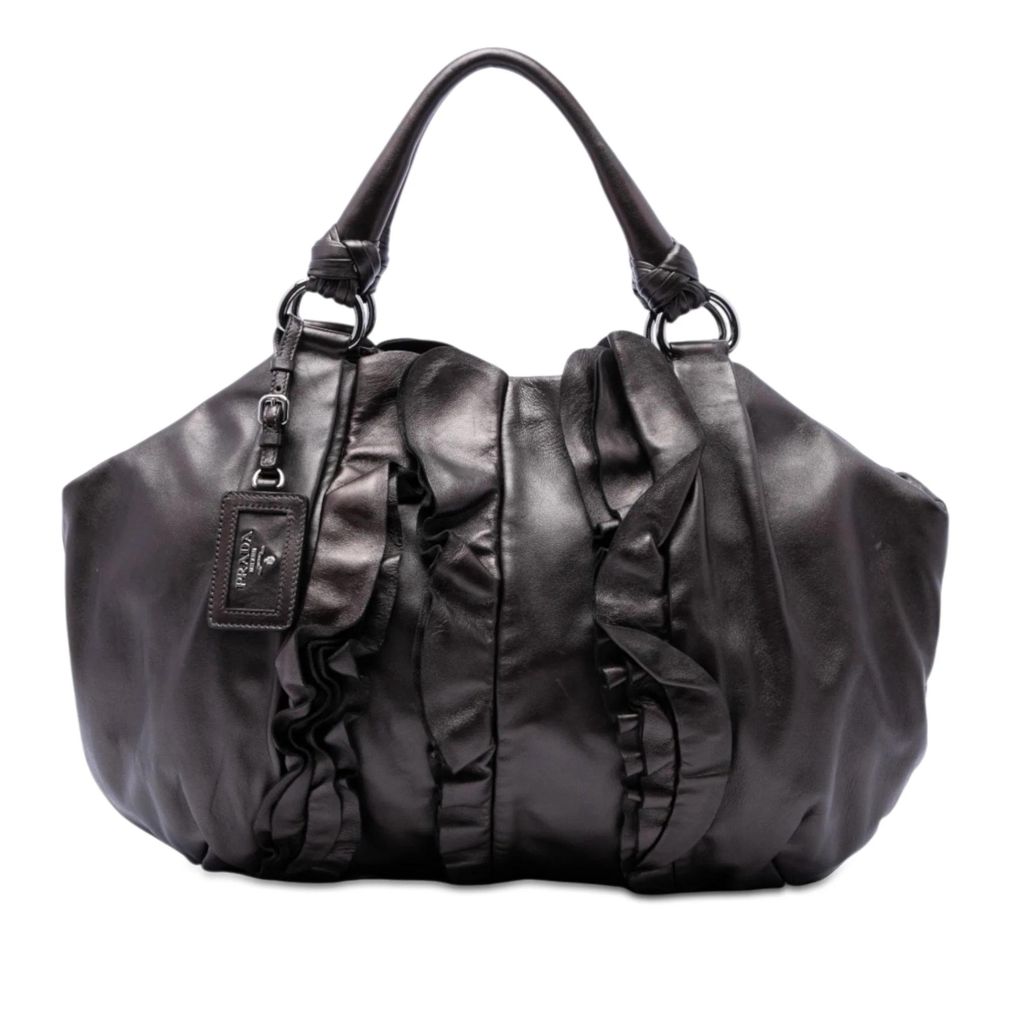 Leather tote
