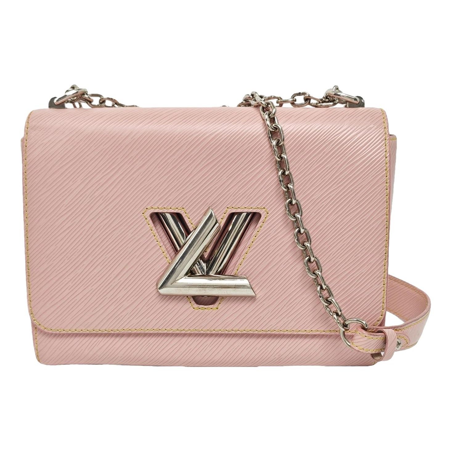 Twist leather handbag