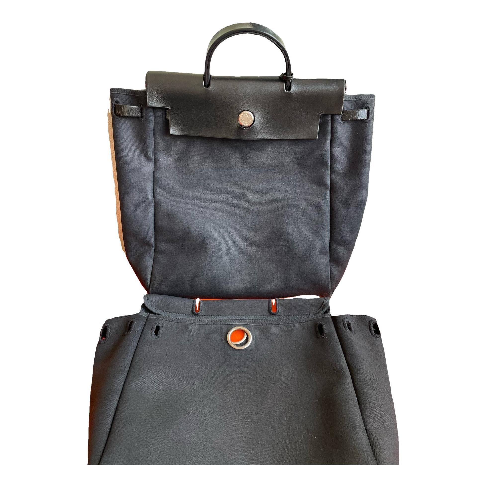 Hermes Herbag Handbag Black