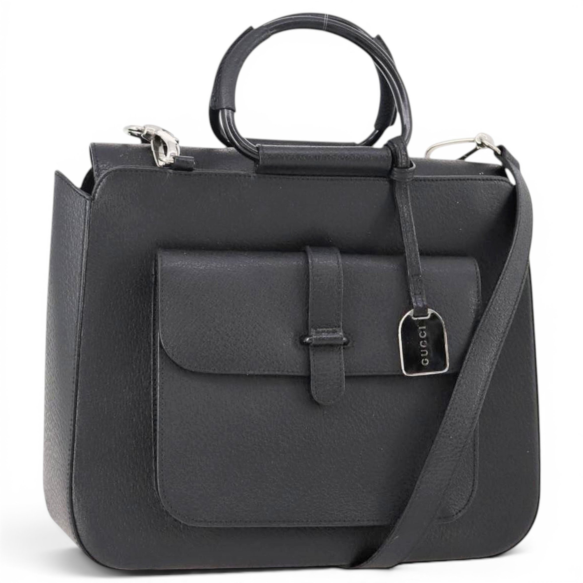 Leather handbag