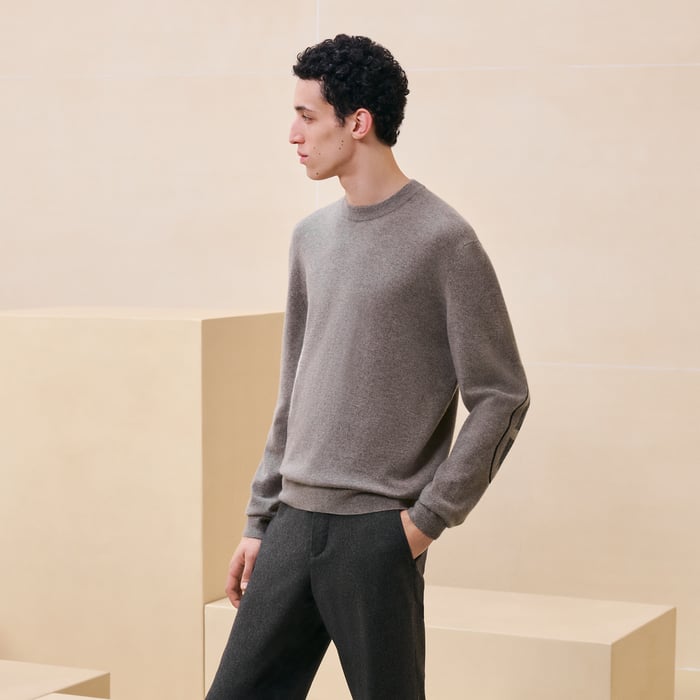 Tourbe Cashmere "Maillon Chaine d'Ancre" Crewneck Sweater