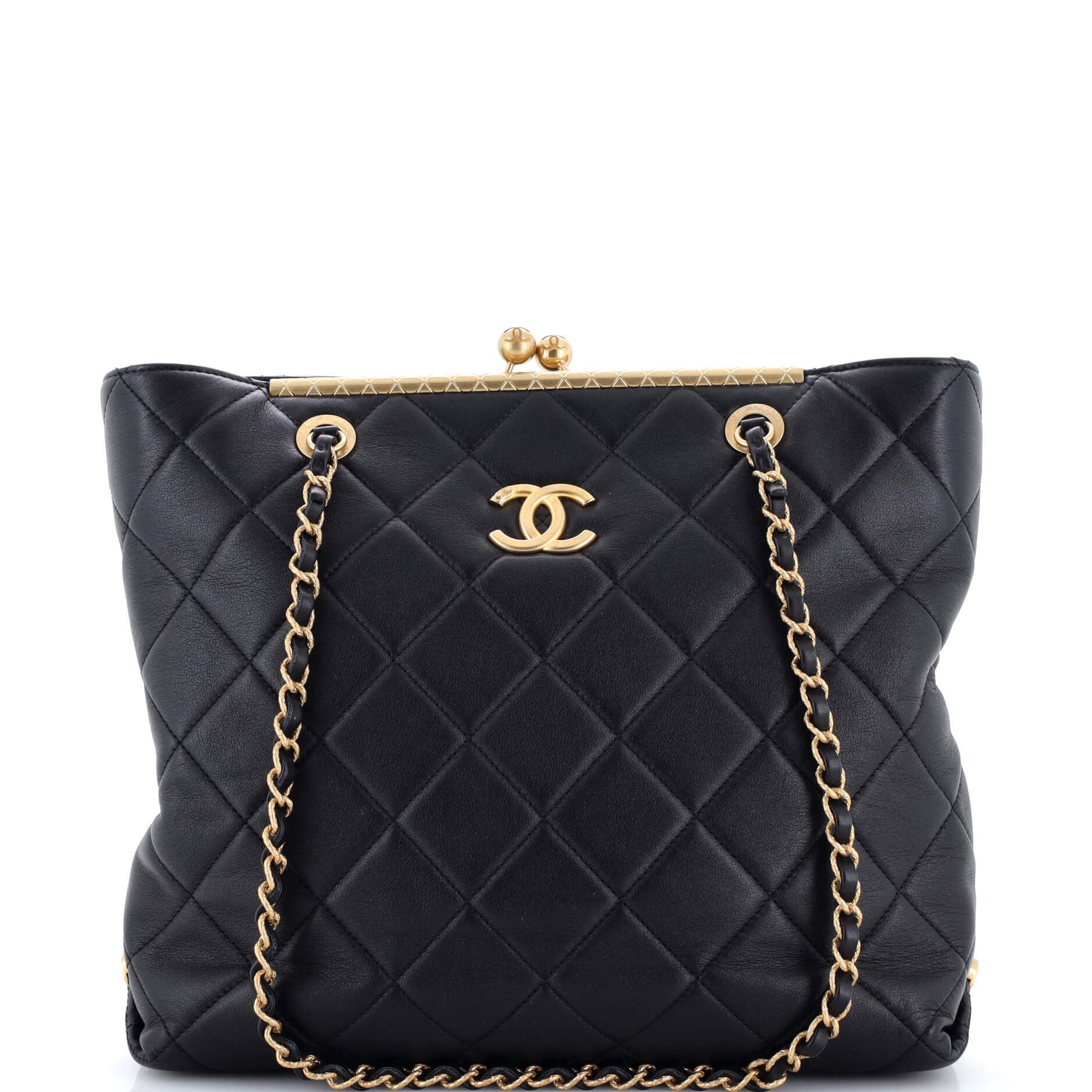Leather tote