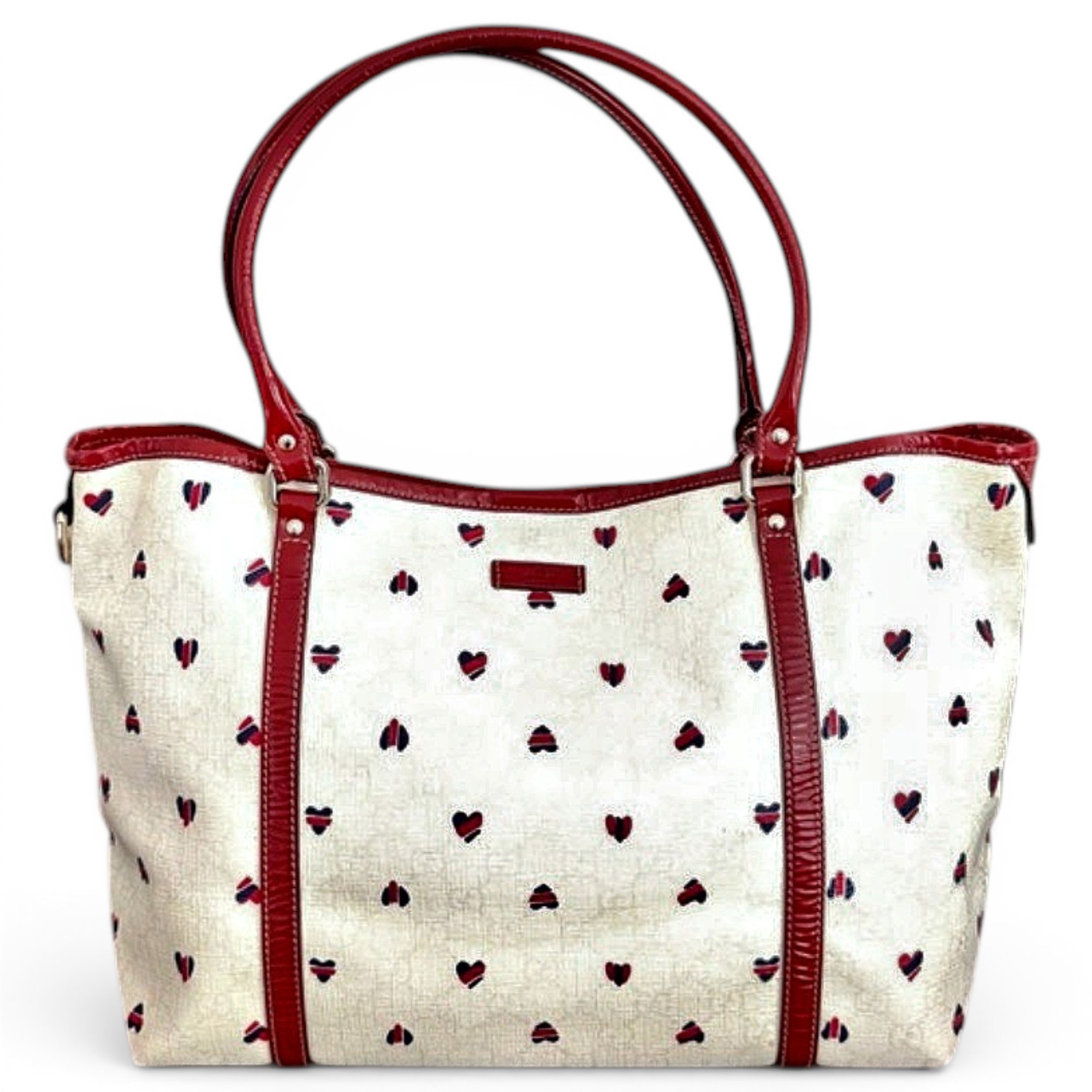 Joy patent leather tote