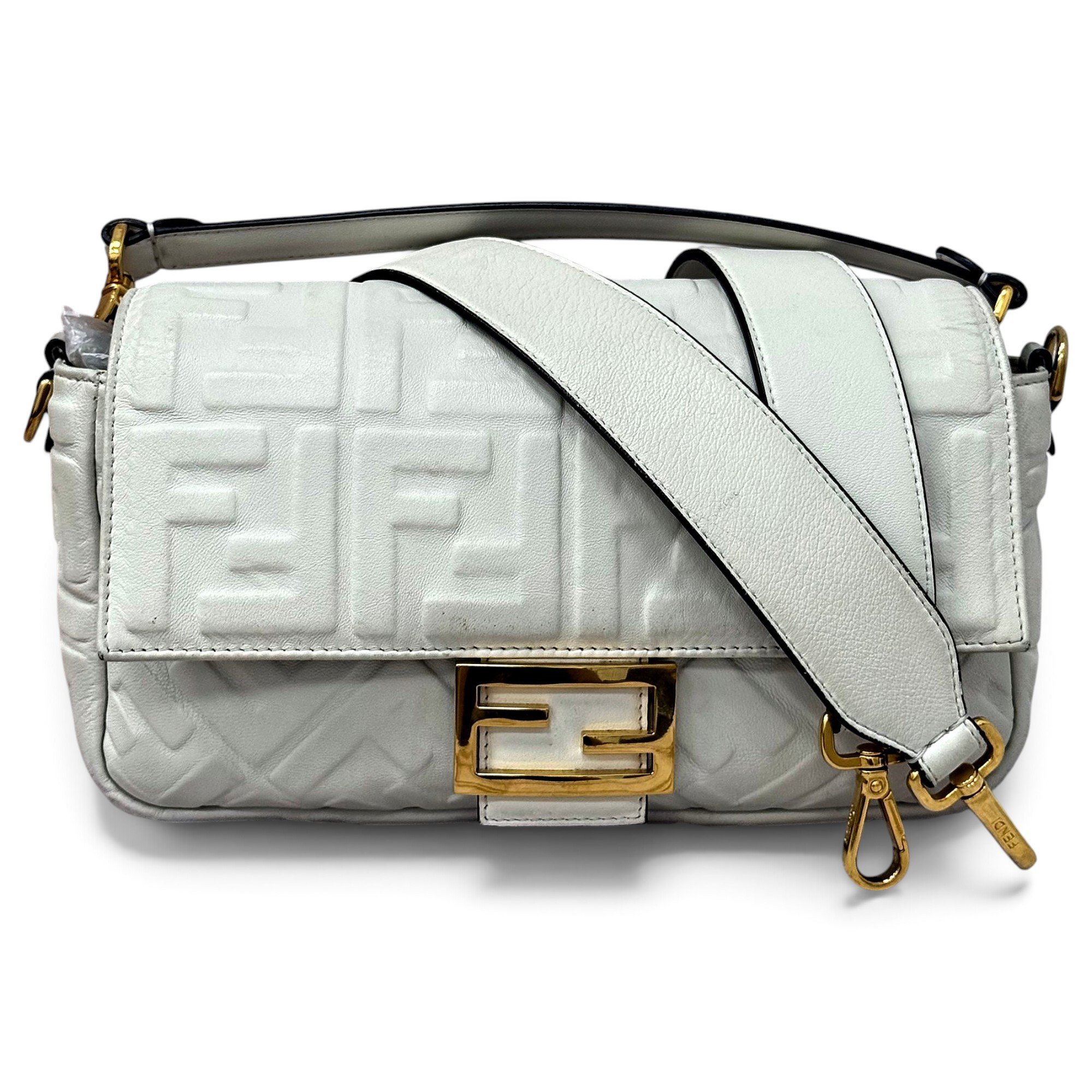 Baguette leather handbag
