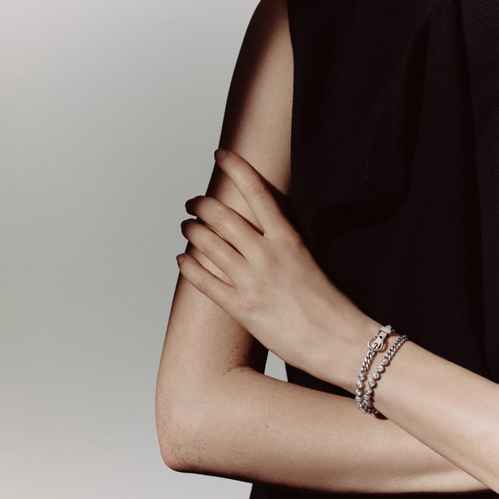 Sans Coloris Boucle Sellier "On the Rocks" Bracelet, Small Model