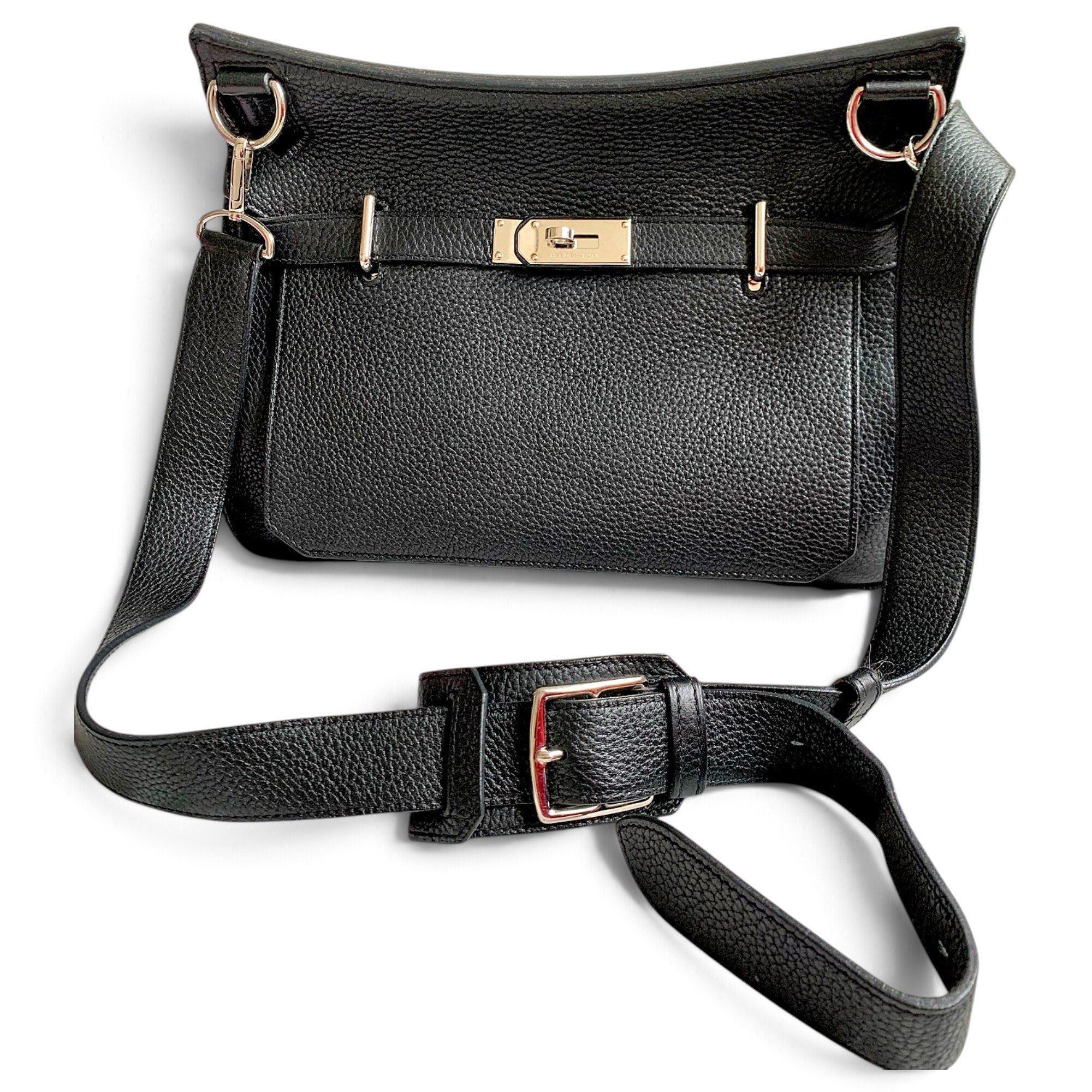 Hermes Jypsiere Handbag Noir