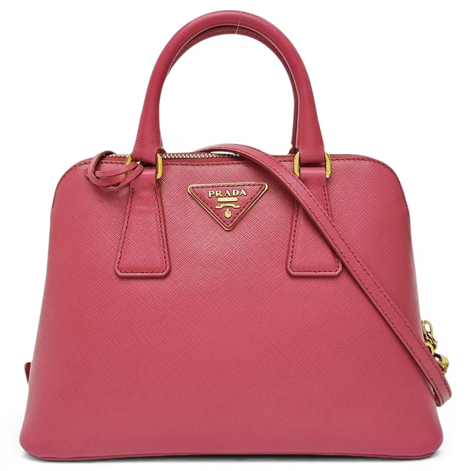 Promenade leather handbag