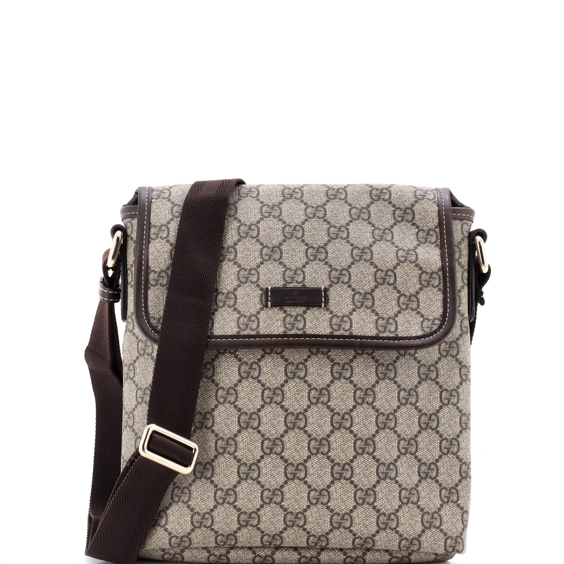 Flap Messenger GG Coated Canvas Small