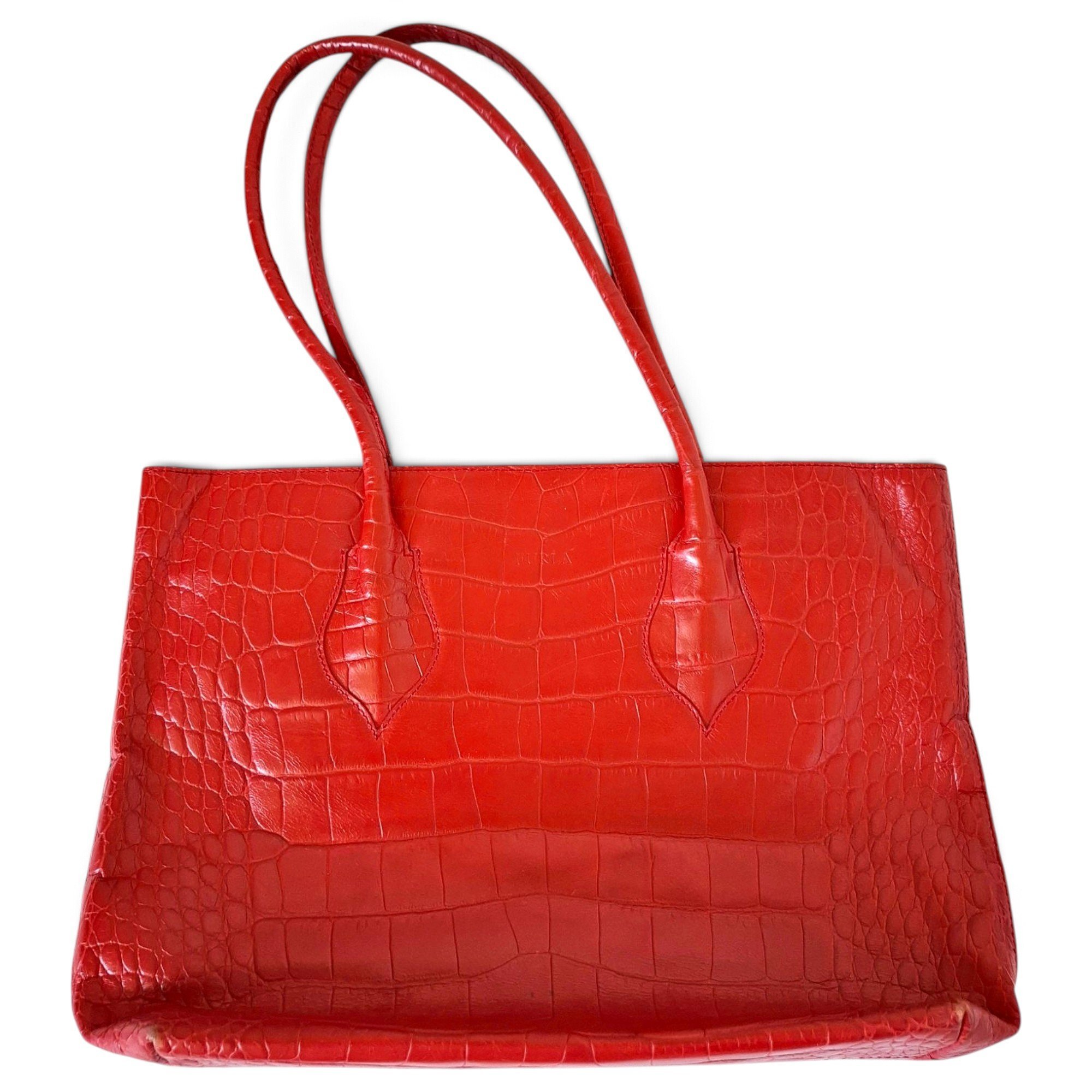 Leather tote