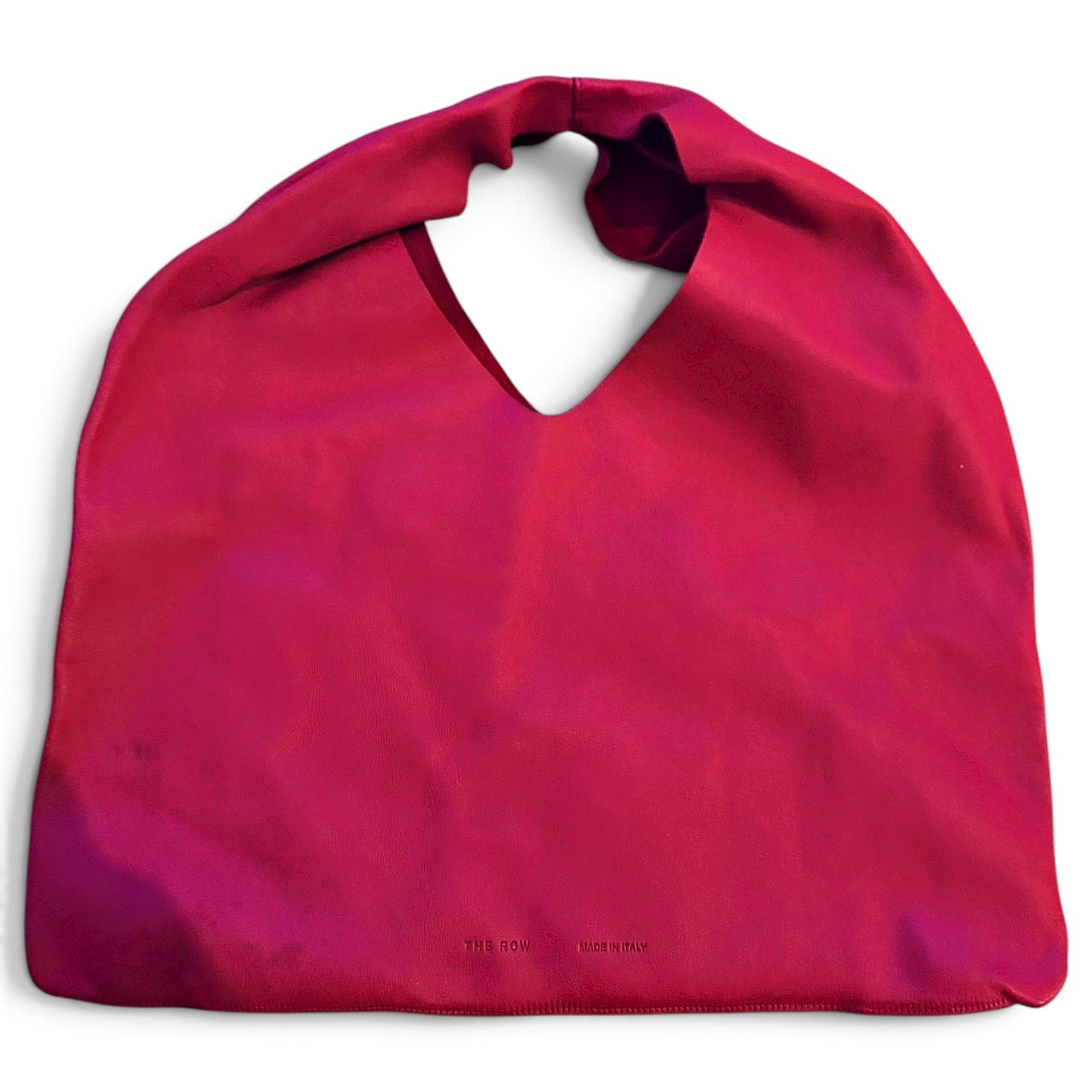 Bindle leather handbag