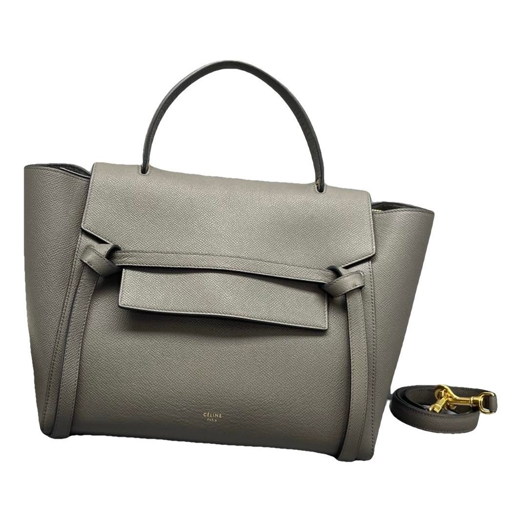Belt leather handbag