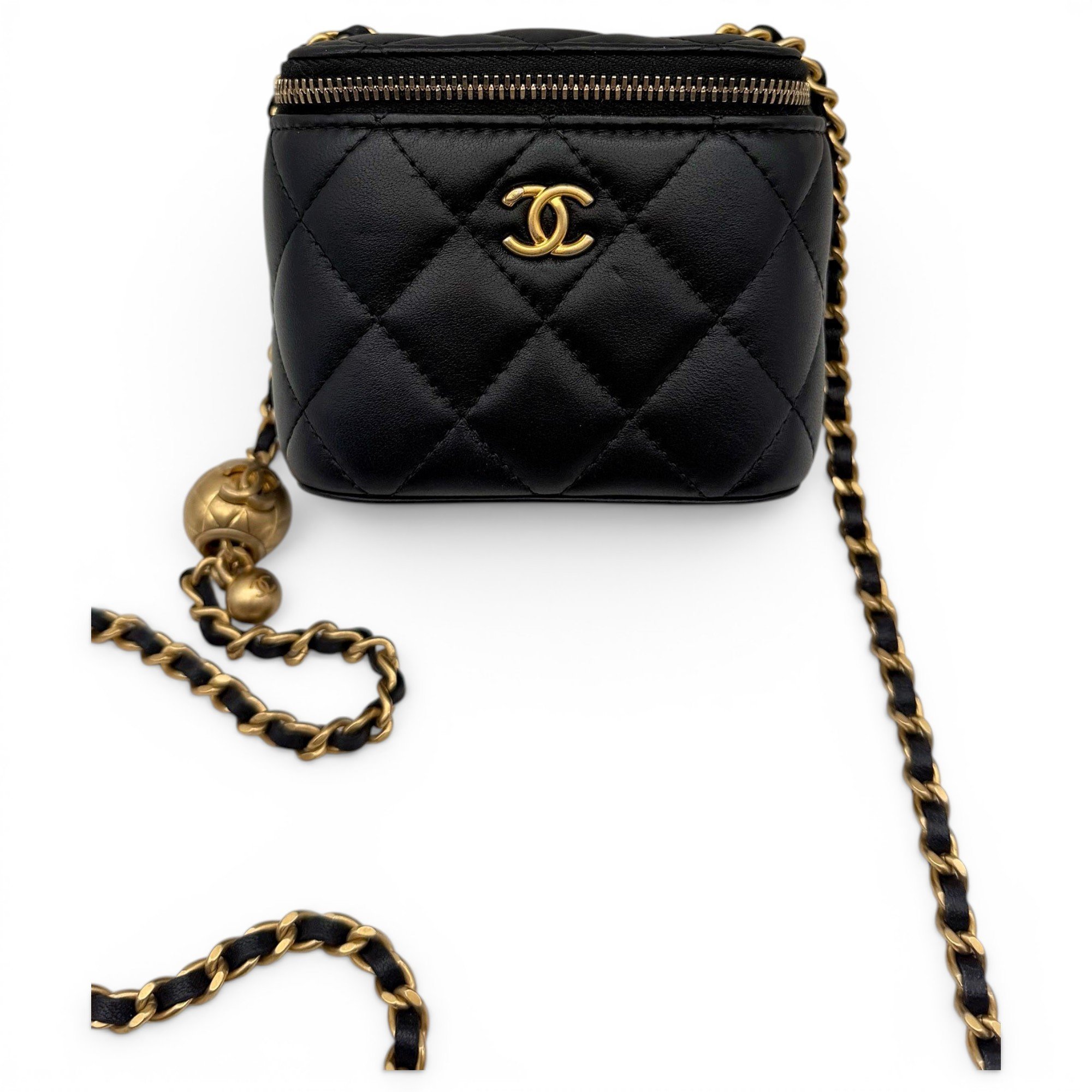Vanity leather mini bag