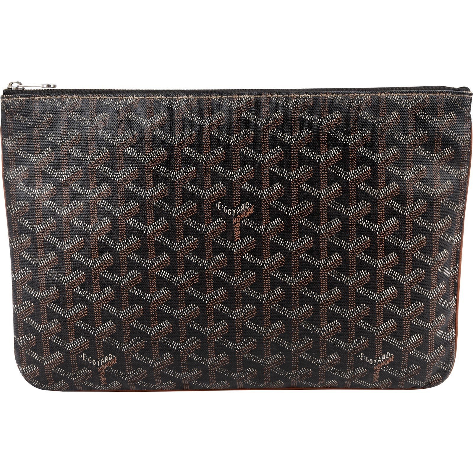 Sénat leather clutch bag