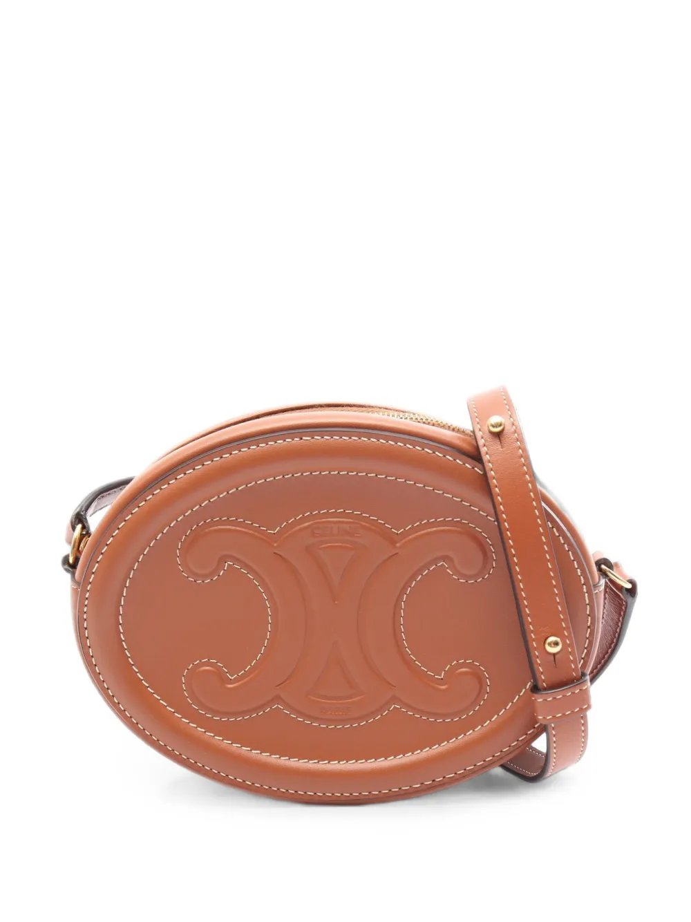  Cuir Triomphe Oval mini bag