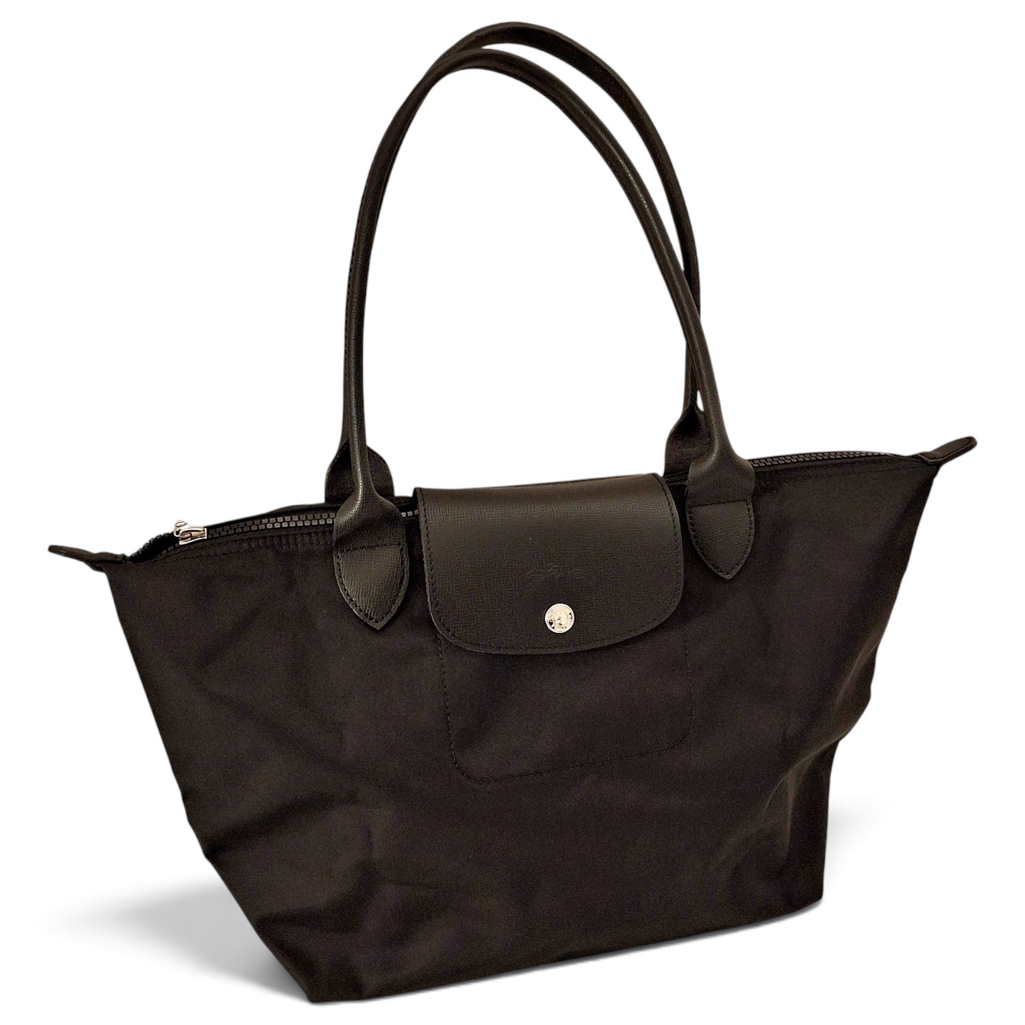 Longchamp Pliage leather handbag