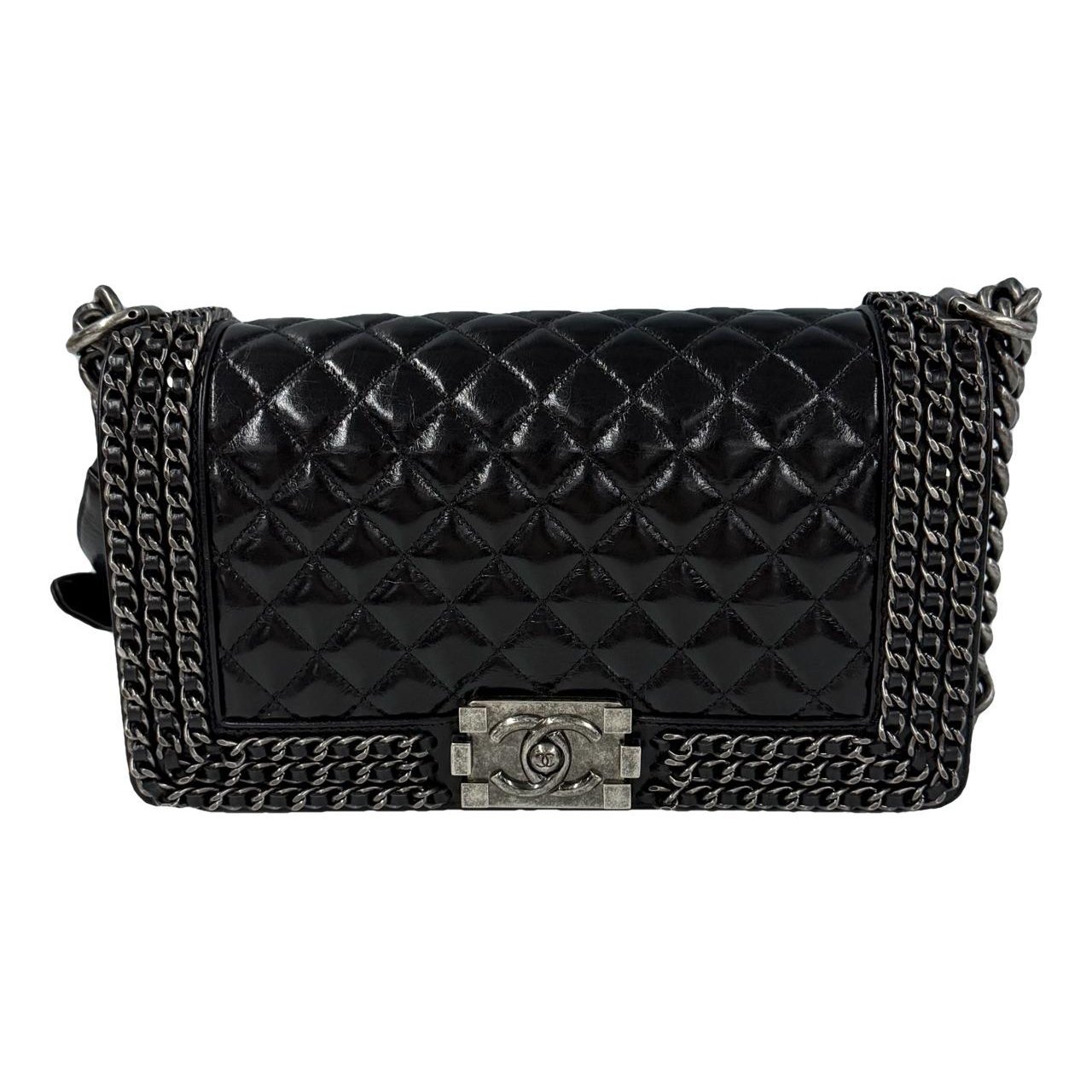 Boy leather crossbody bag
