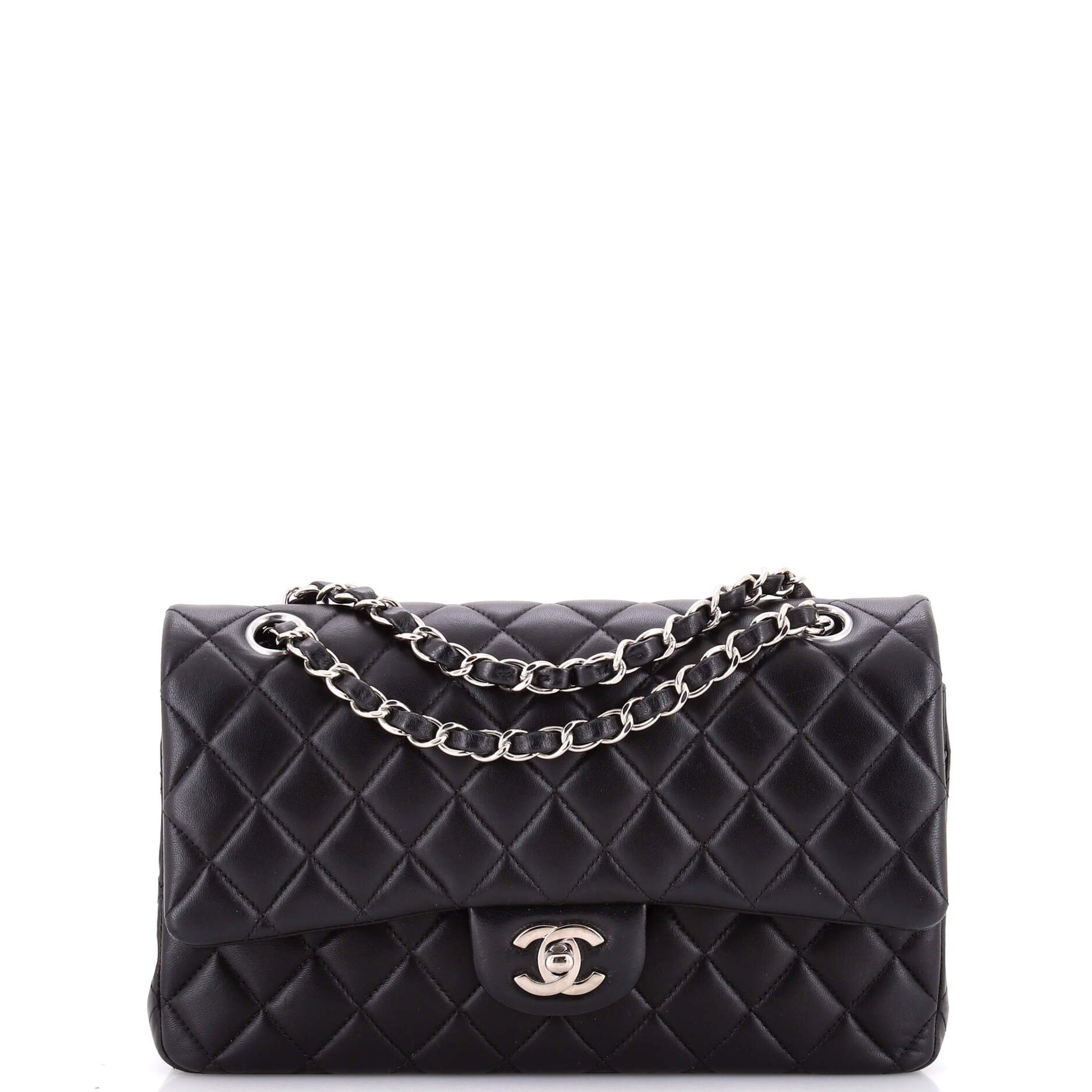Classic Double Flap Bag Quilted Lambskin Medium