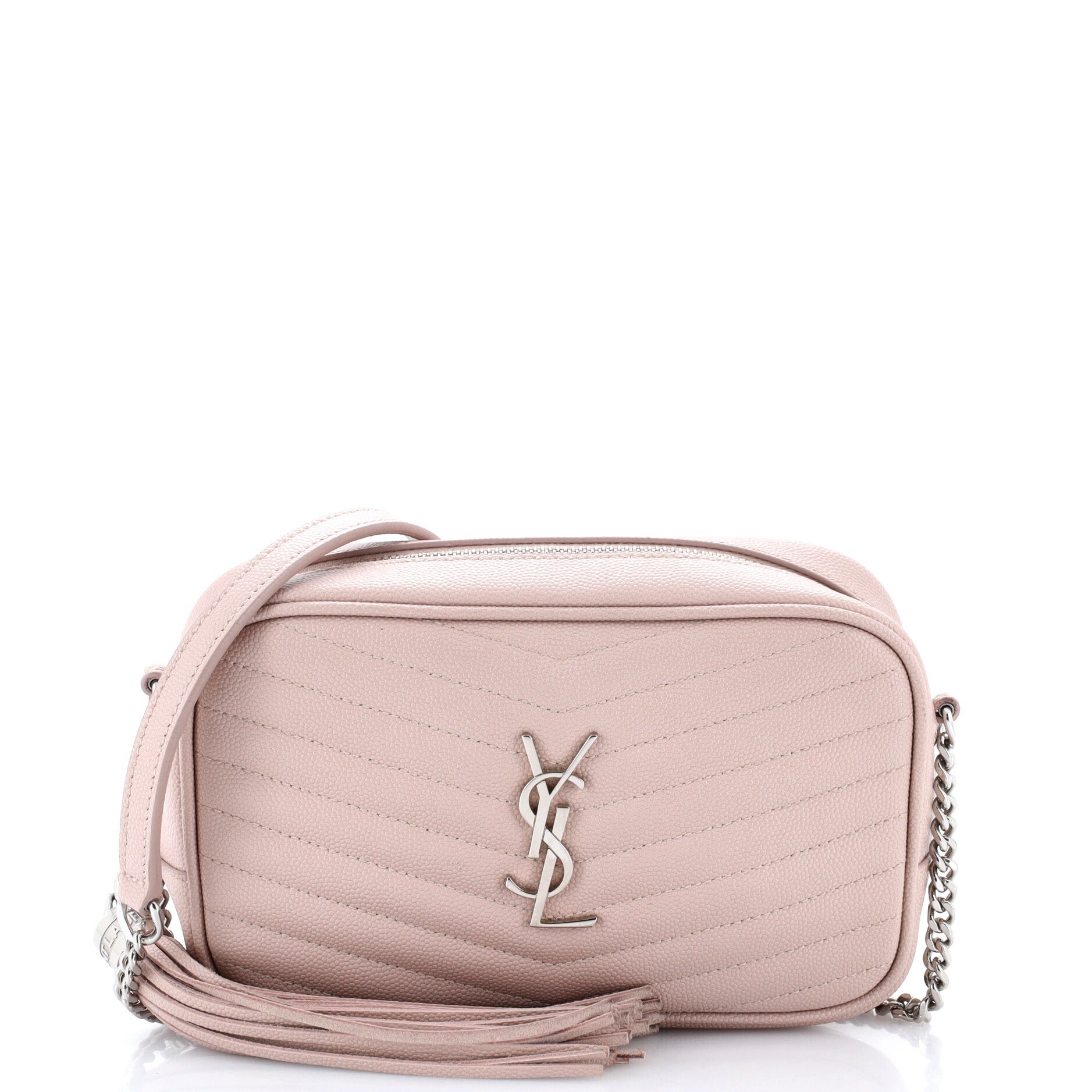 Lou Camera Bag Matelasse Chevron Leather Mini