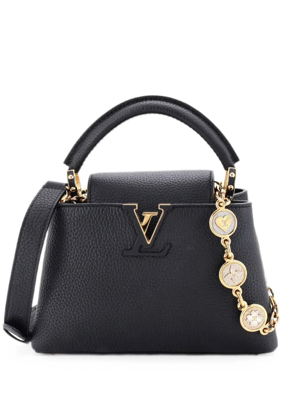My Capucines Chain Bag Taurillion Leather Small satchel
