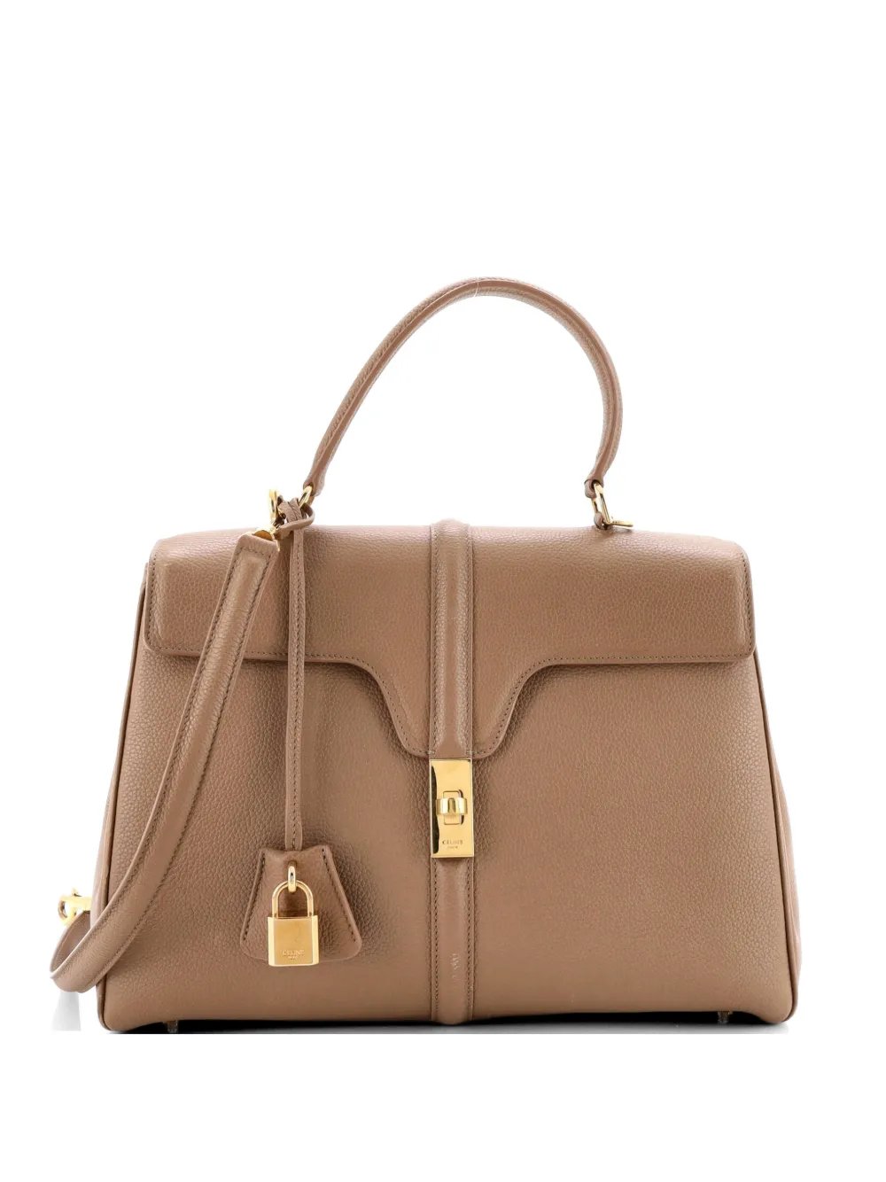 16 Top Handle Bag Grained Calfskin Medium shoulder bag