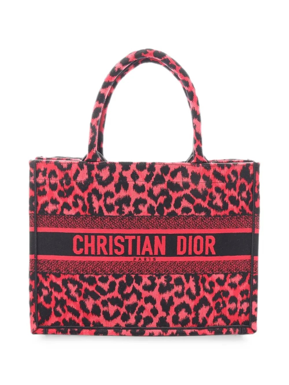 2010s Book Tote leopard-print tote bag
