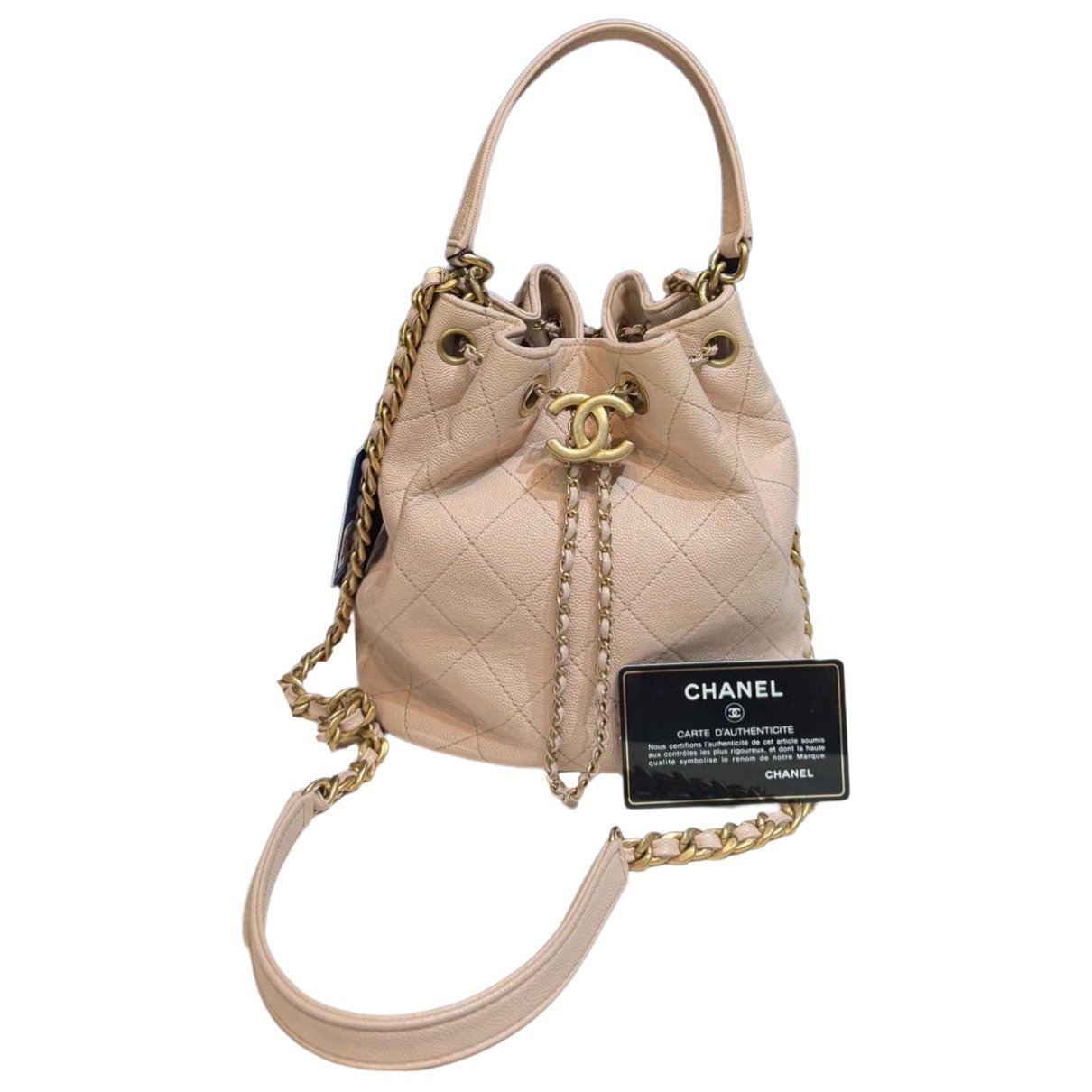 Gabrielle Bucket leather bag